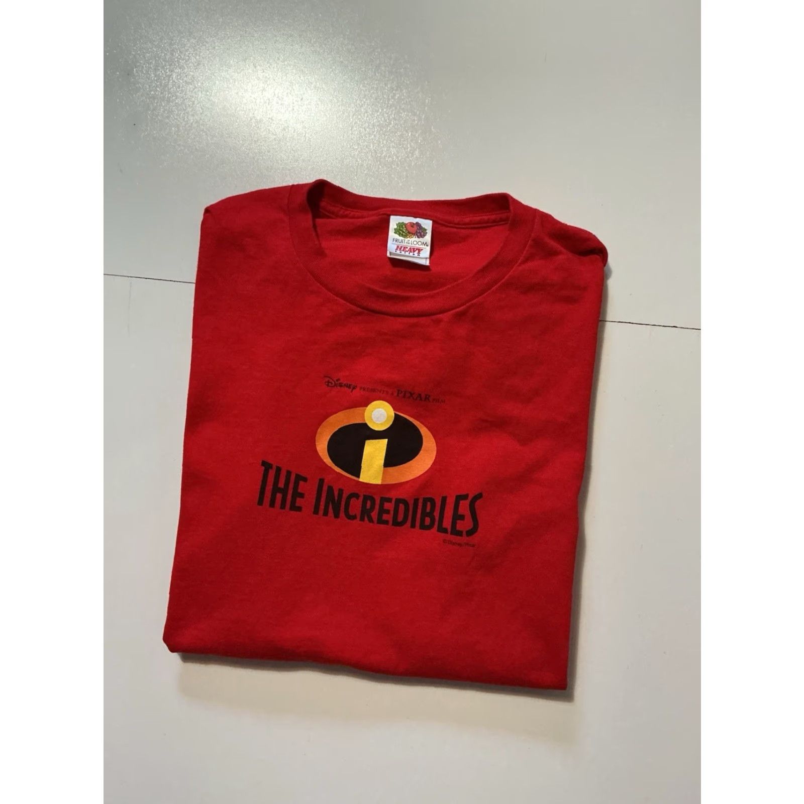 Fruit Of The Loom VINTAGE 2004 Y2K Disney Pixar The Incredibles Movie Film Red Graphic T-Shirt XL Mens Bedrock? Size US XL / EU 56 / 4 - 2 Thumbnail