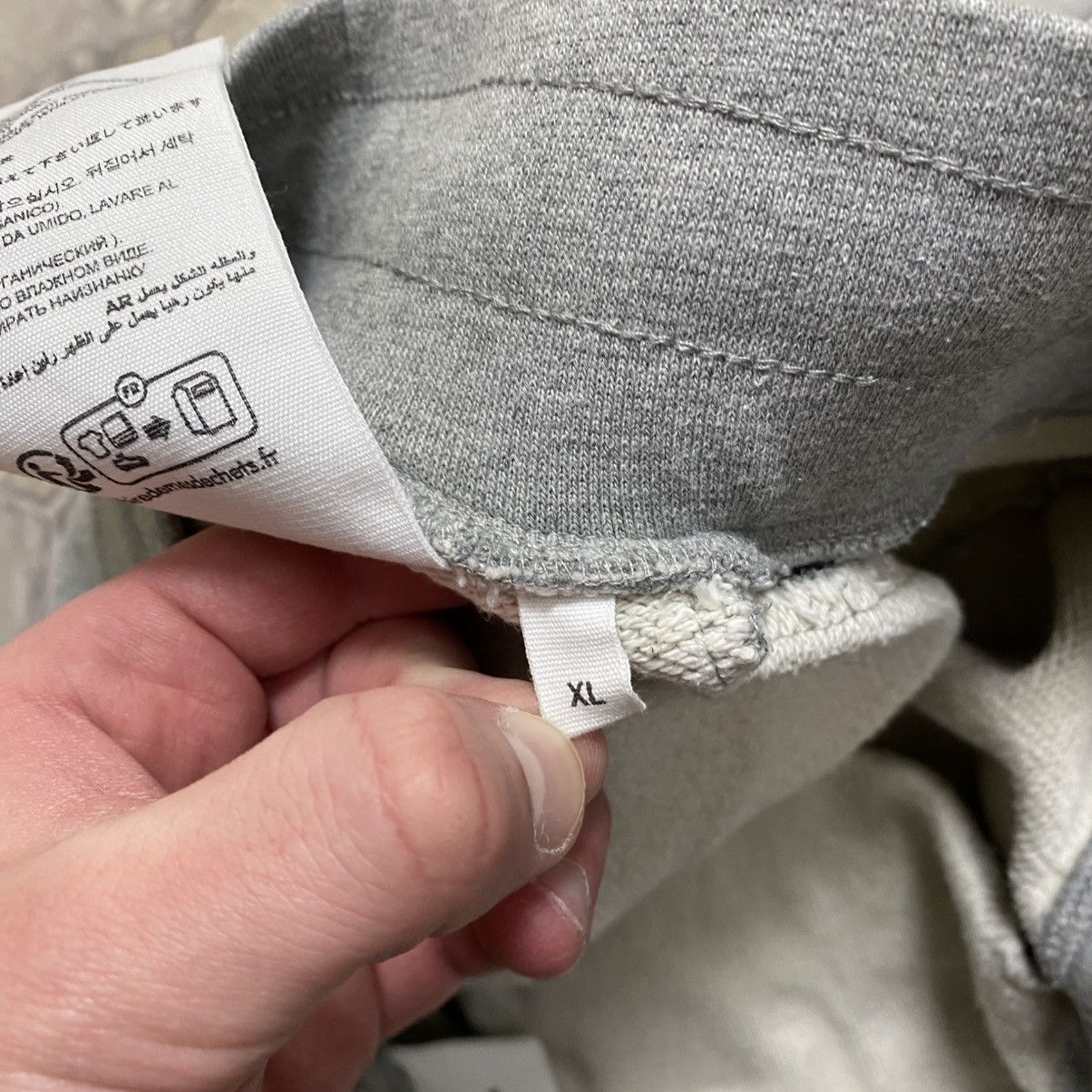 AMI Ami Paris Classic Grey Heart Logo Sweatpants Joggers Size US 36 / EU 52 - 10 Thumbnail