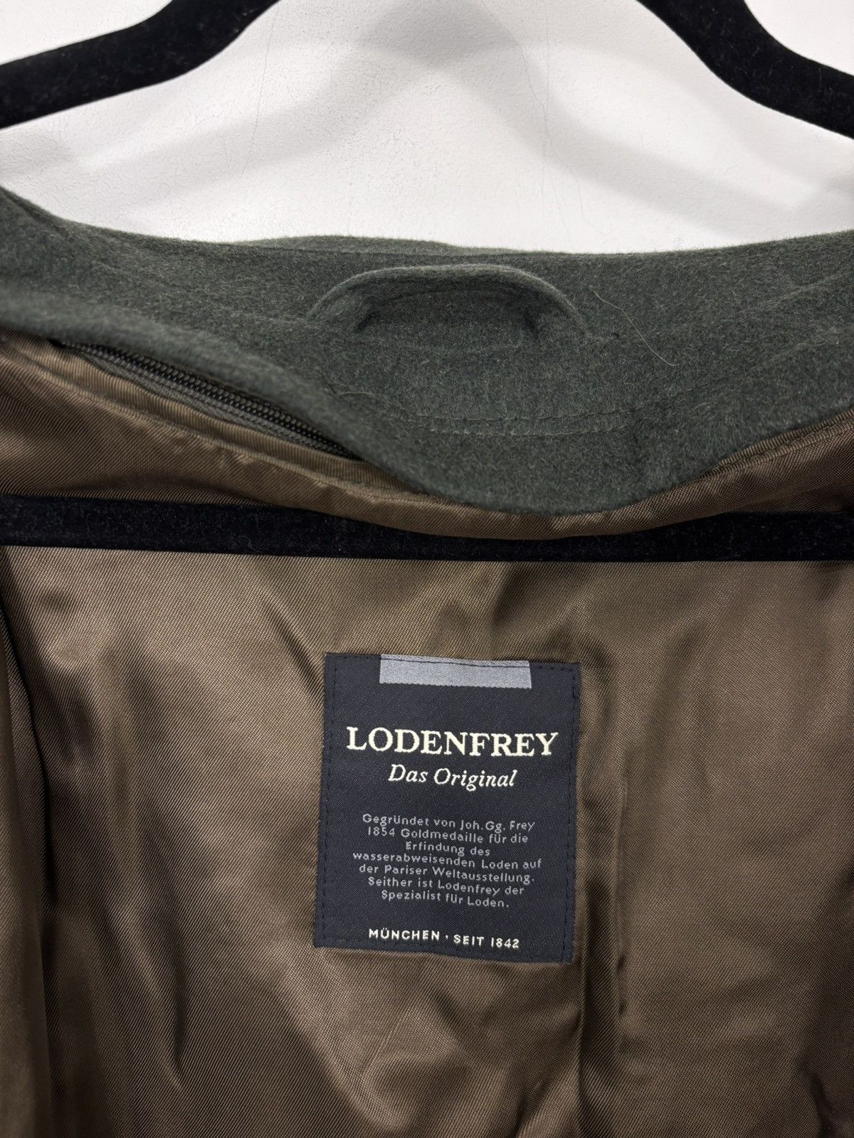 Other Lodenfrey Men’s Forest Green Wool Cashmere Long Overcoat Size US L / EU 52-54 / 3 - 13 Thumbnail