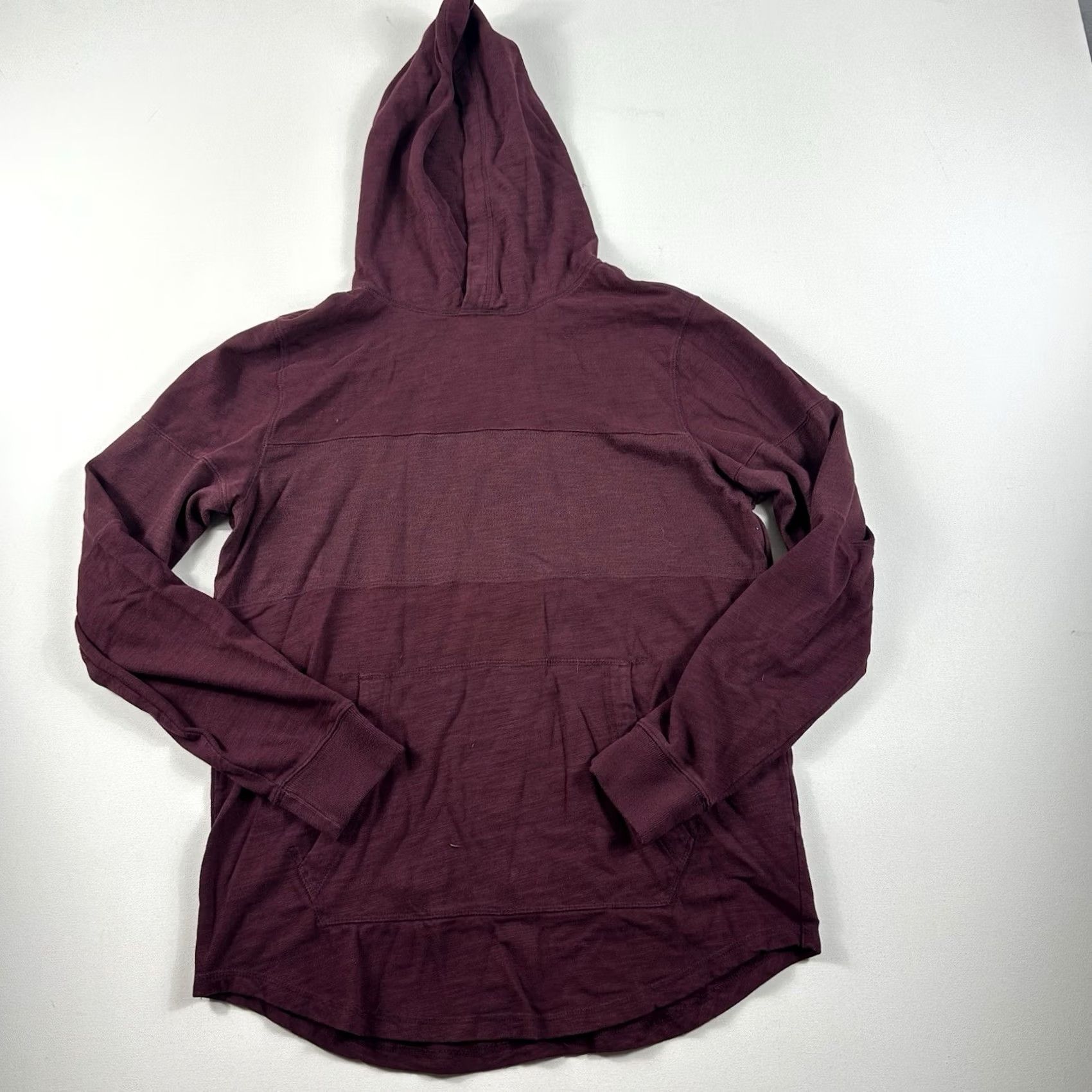 Abercrombie & Fitch Abercrombie Fitch Hoodie Men Medium Pullover Maroon Sweatshirt Sweater Y2K Size US M / EU 48-50 / 2 - 2 Thumbnail