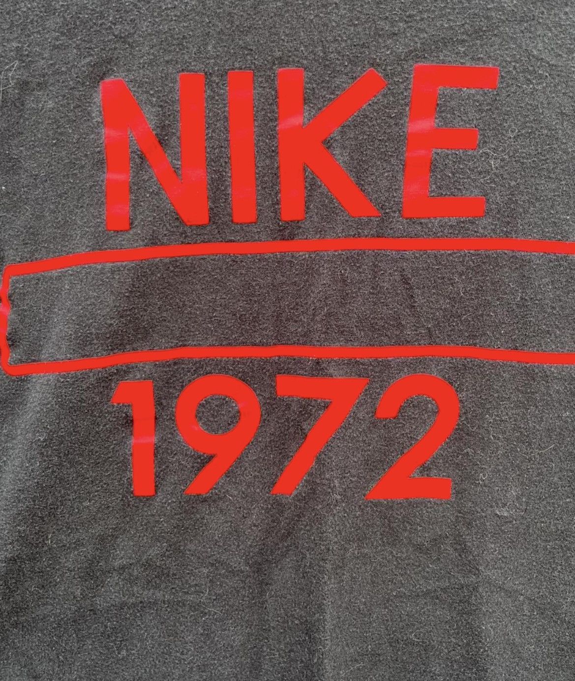 Nike Retro Nike 1972 Graphic Tee Black Red Size US M / EU 48-50 / 2 - 4 Thumbnail