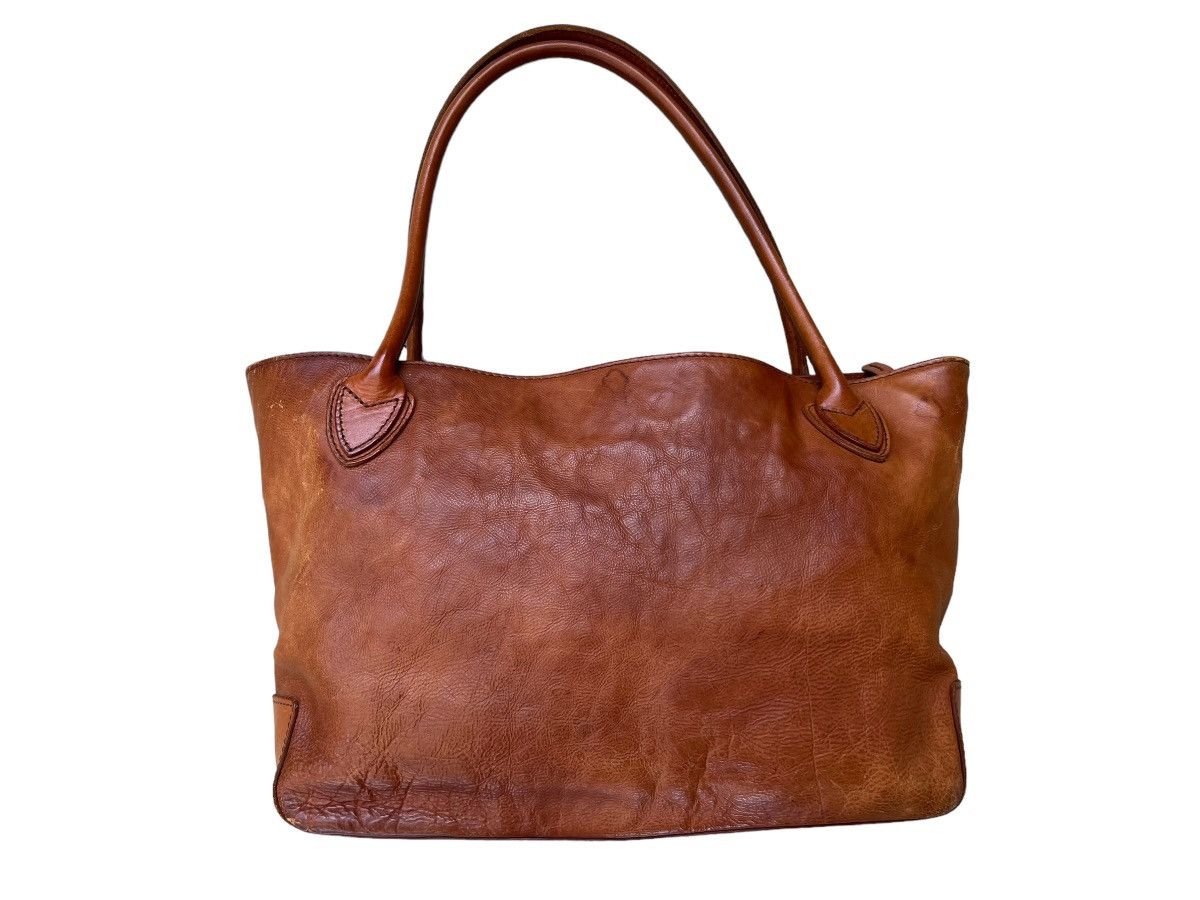 Leather Genten Japan Patina Leather Shoulder Bag Size ONE SIZE - 6 Thumbnail