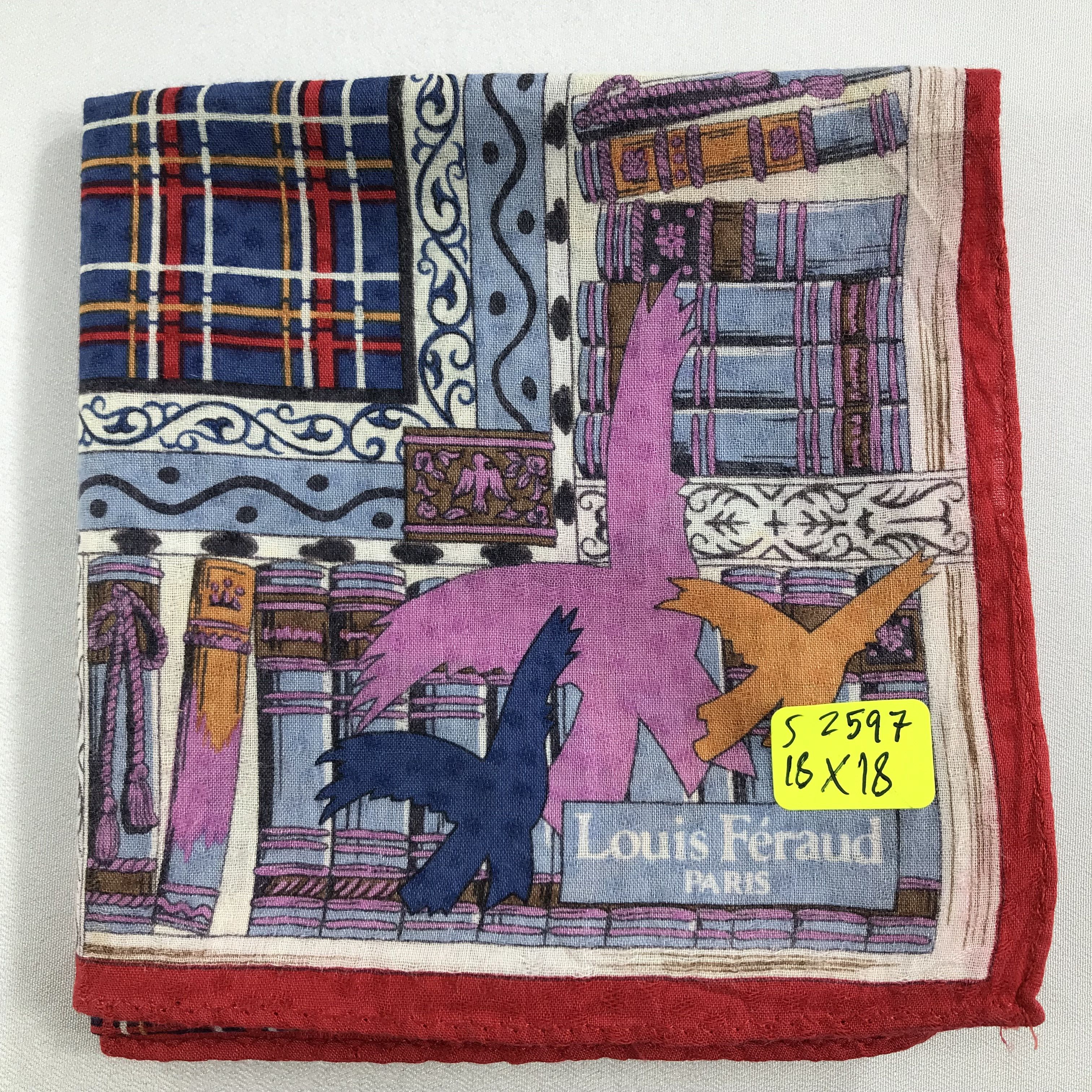 Louis Feraud Louis Feraud Bandana / Handkerchief / Neckerchief - S2597 Size ONE SIZE - 5 Thumbnail