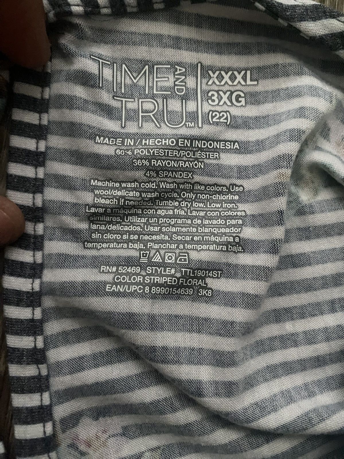 Vintage Time & Tru (Size: xxxl (3x) Size 3XL / US 20-22 - 2 Thumbnail