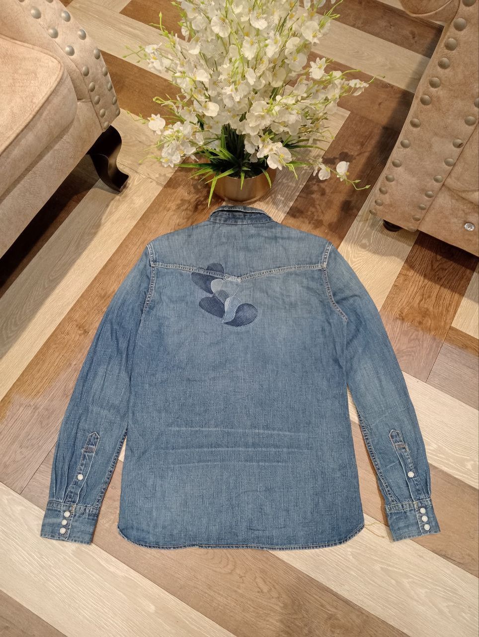 Remi Relief REMI RELIEF BLUE DENIM SHIRT Size US L / EU 52-54 / 3 - 8 Thumbnail