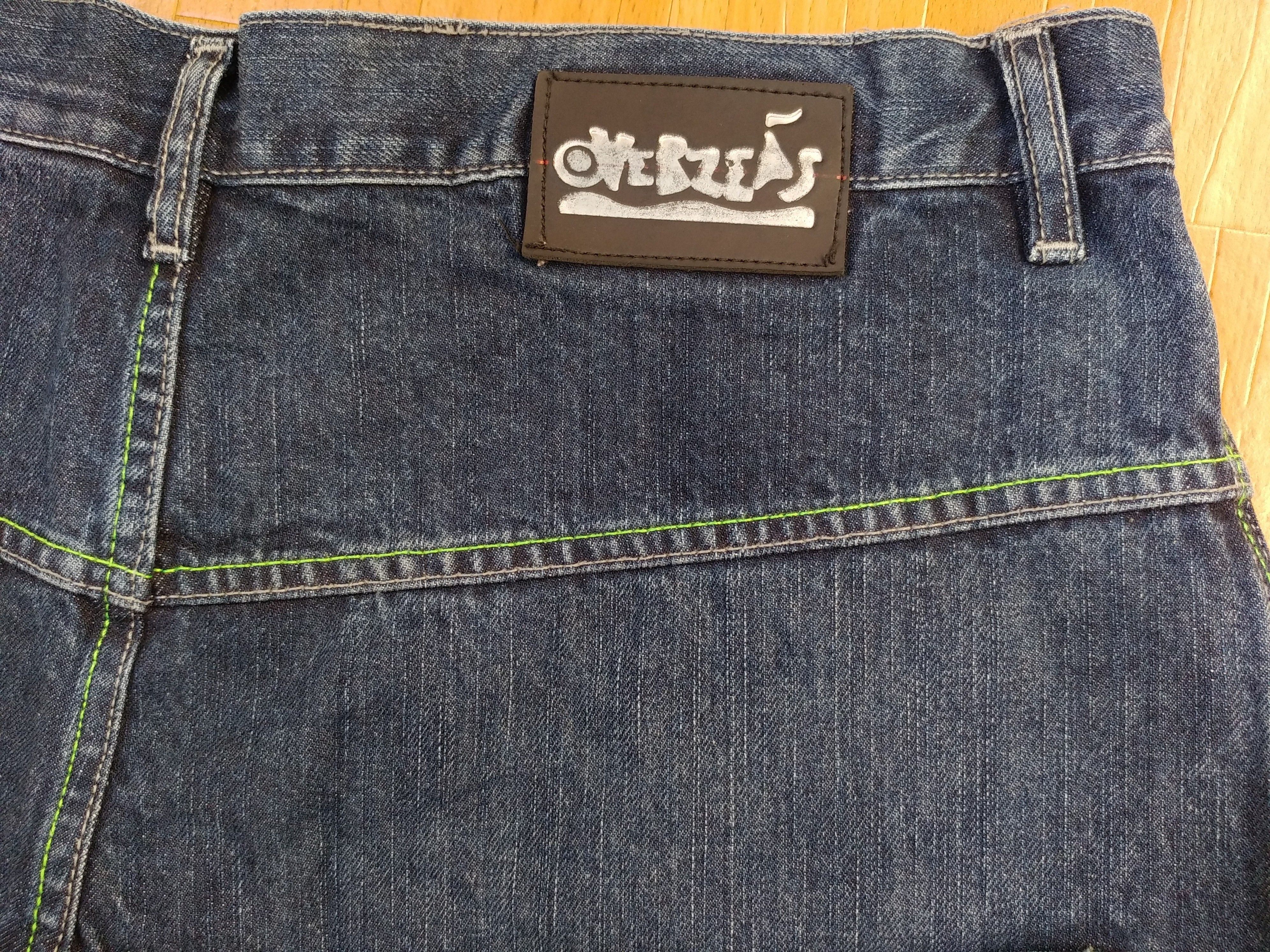 Vintage Overseas jeans shorts, vintage denim hip hop, 90s, size W 34 Size US 34 / EU 50 - 7 Thumbnail