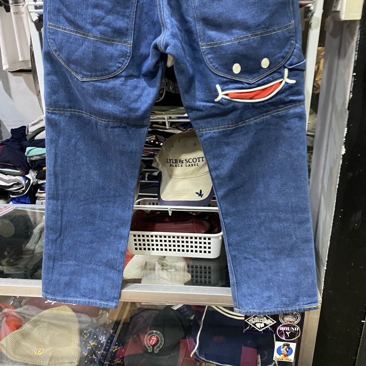 Japanese Brand 🔥Steals 🔥 RARE UP! SMILE JAPAN denim jeans Size US 32 / EU 48 - 15 Thumbnail