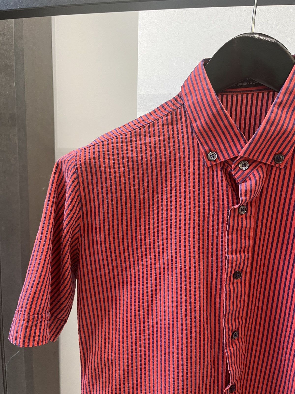 Raf Simons Raf Simons SS 2000 Striped Button Up Shirt Size US S / EU 44-46 / 1 - 3 Thumbnail