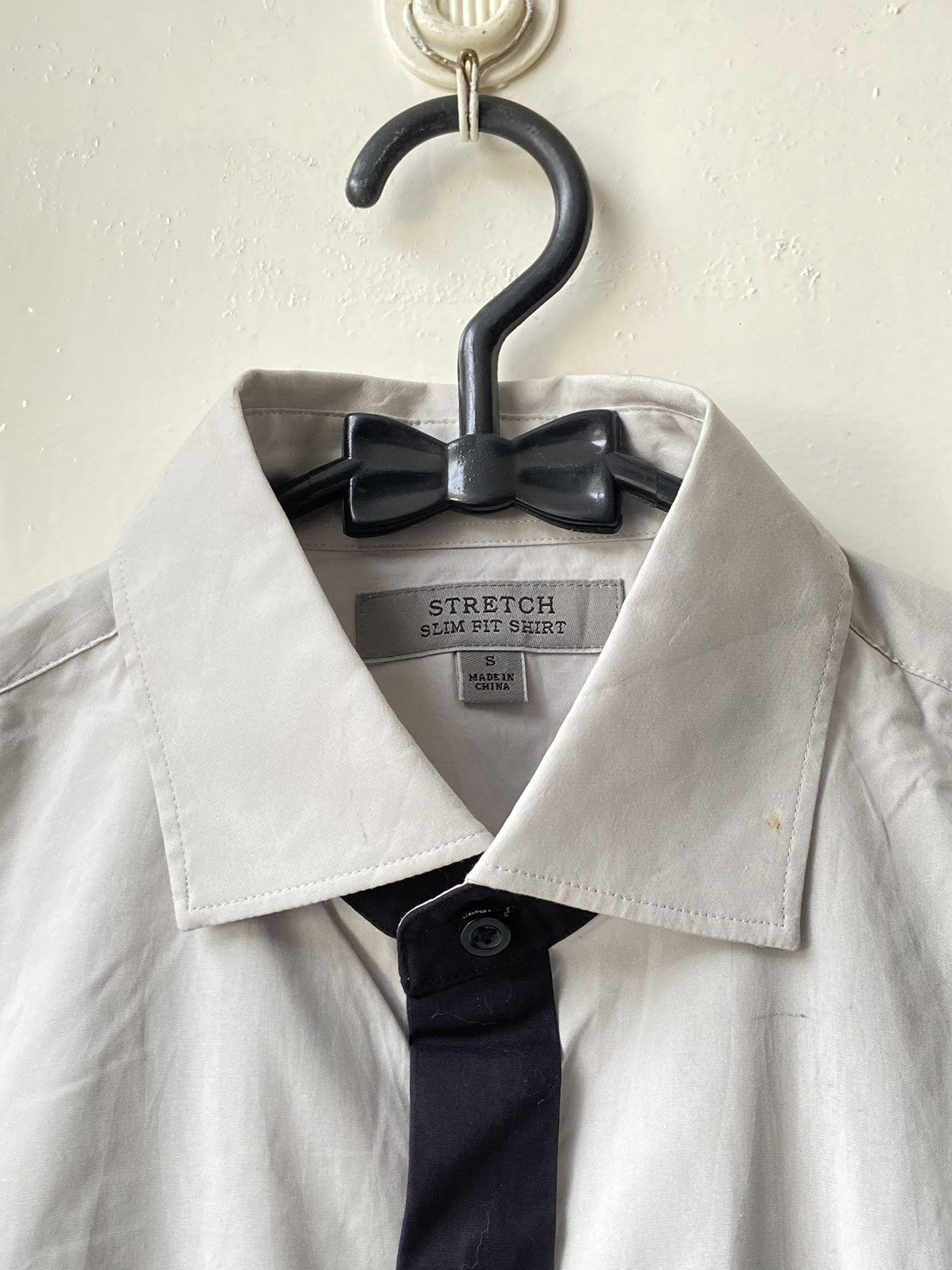 Uniqlo UNIQLO Grey Slim Fit Shirt Size US XS / EU 42 / 0 - 5 Thumbnail