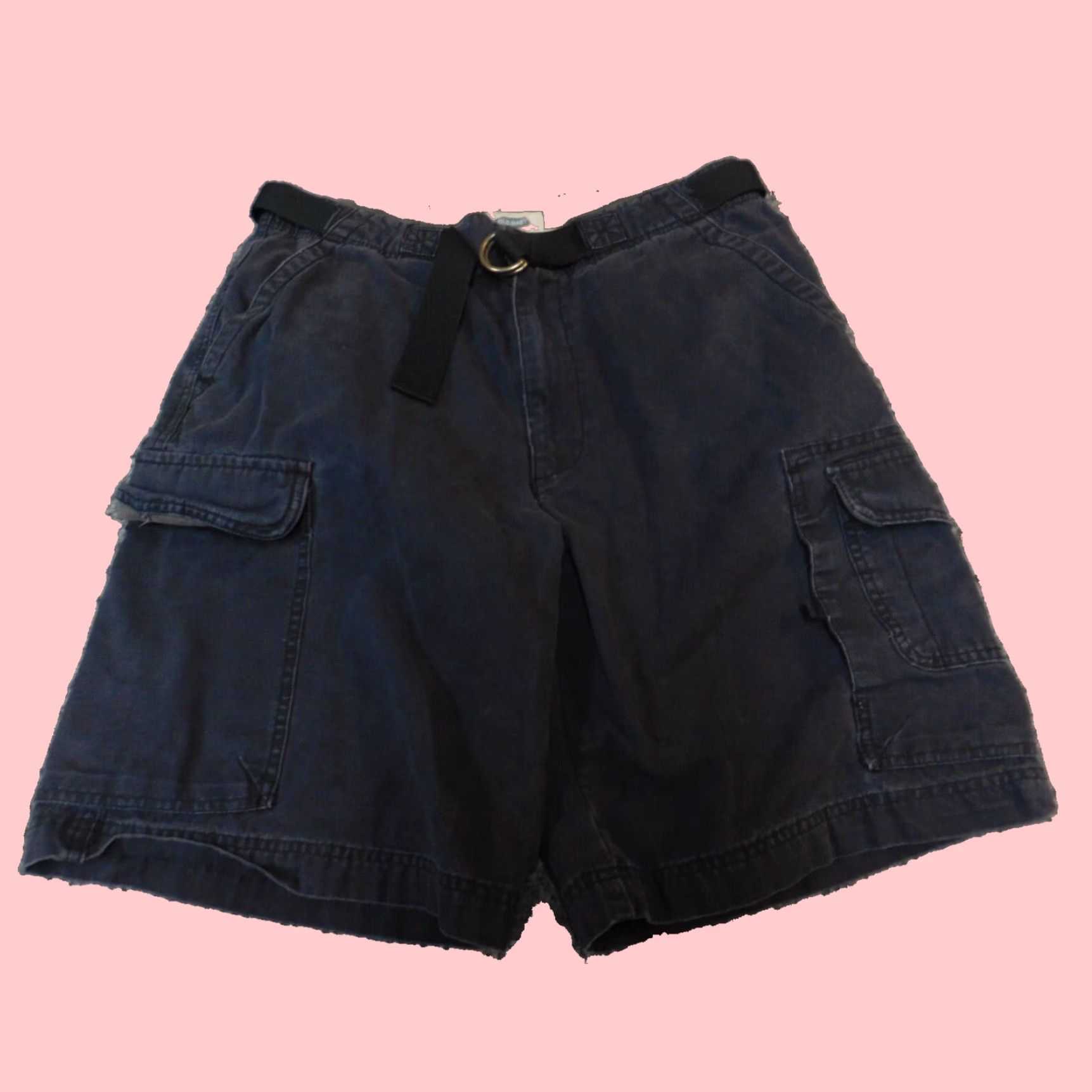 Old Navy Heavy Duty Utility Belt Mens Cargo Shorts in Blue from Old Navy 32  | Grailed