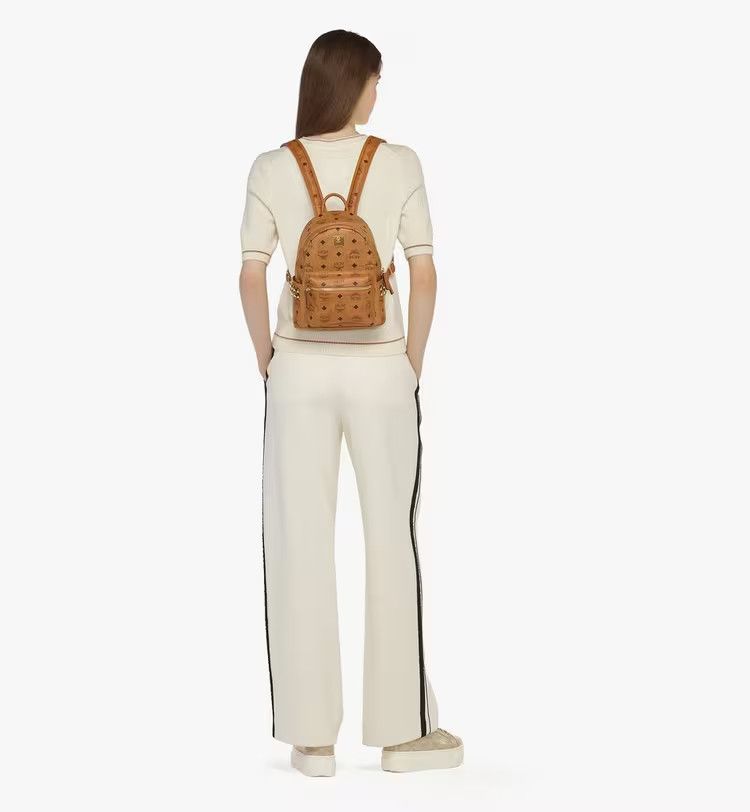 MCM o1mt1gz0326 Size: OS / Small Mini Backpack in Brown/Black Size ONE SIZE - 2 Thumbnail
