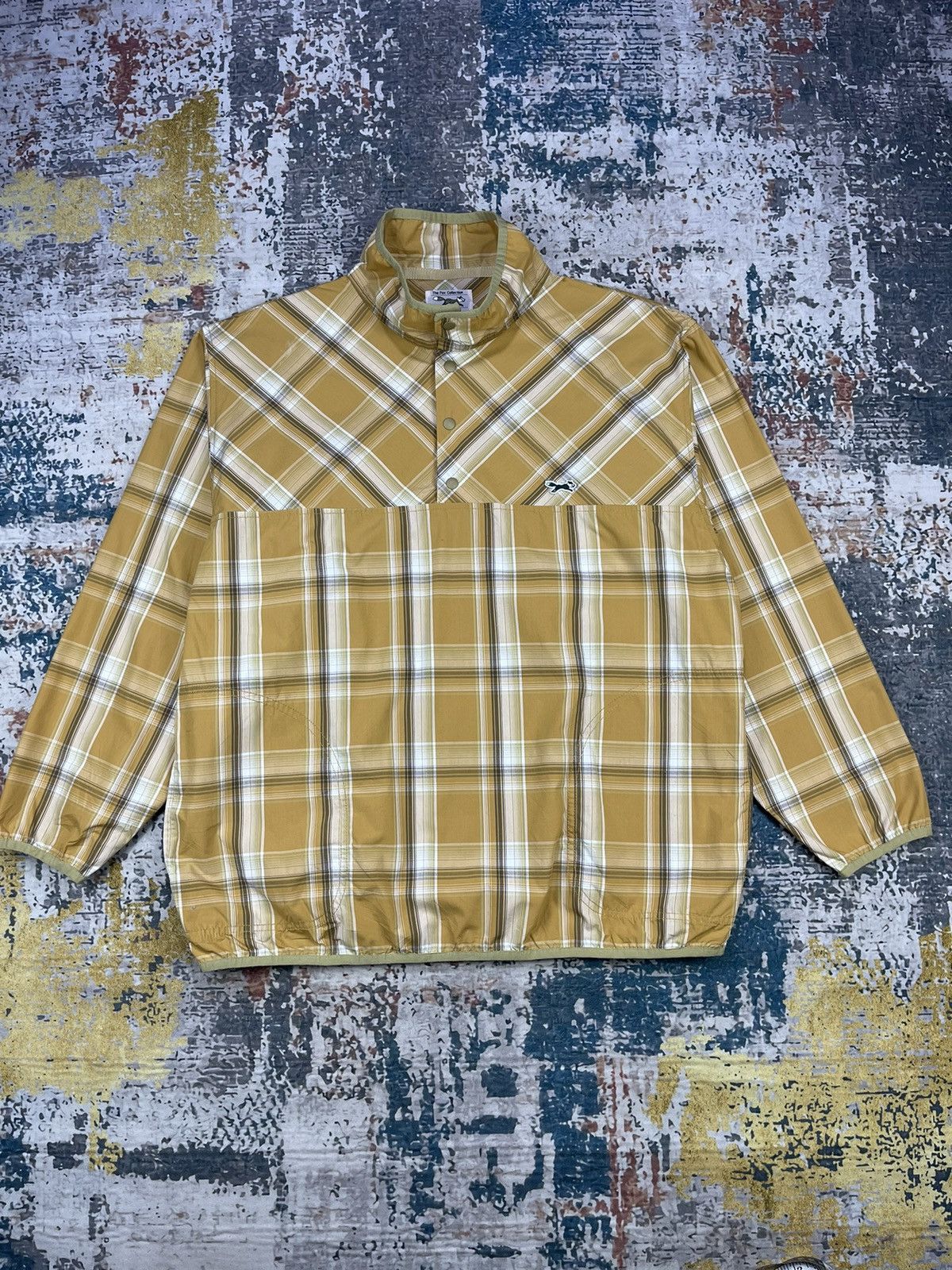 Towncraft Town Craft Snap Button Yellow Lemon Check Pullover Shirt Size US L / EU 52-54 / 3 - 2 Thumbnail