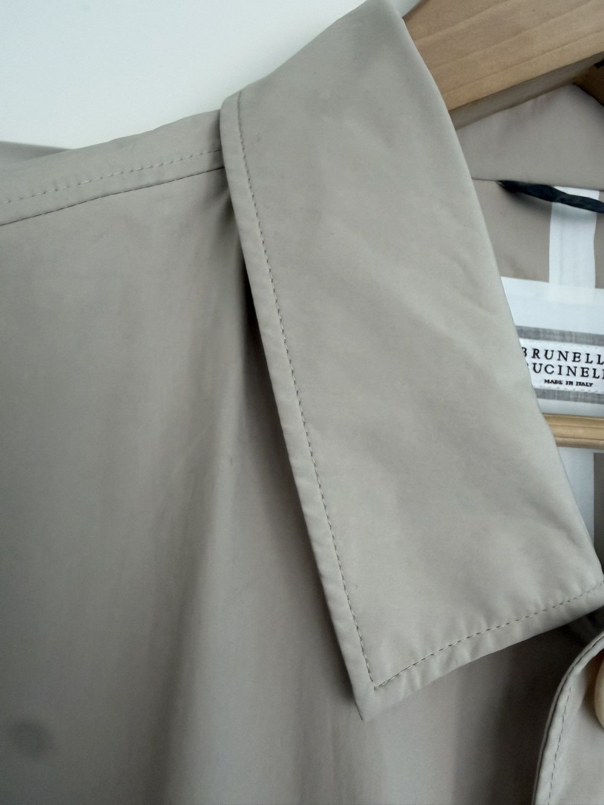 Brunello Cucinelli Brunello Cucinelli Mens Trench Coat Size XXL Size US XL / EU 56 / 4 - 17 Thumbnail