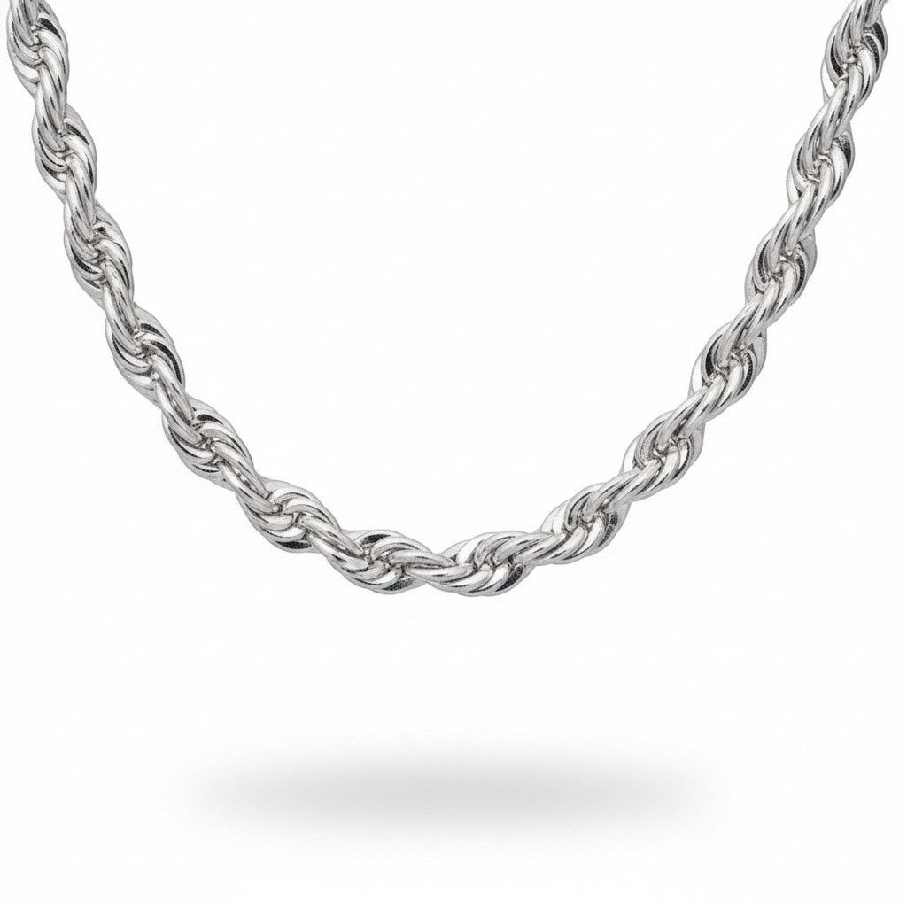 Other And Now This Silver Plated Rope Chain Necklace 18” Size ONE SIZE - 2 Thumbnail