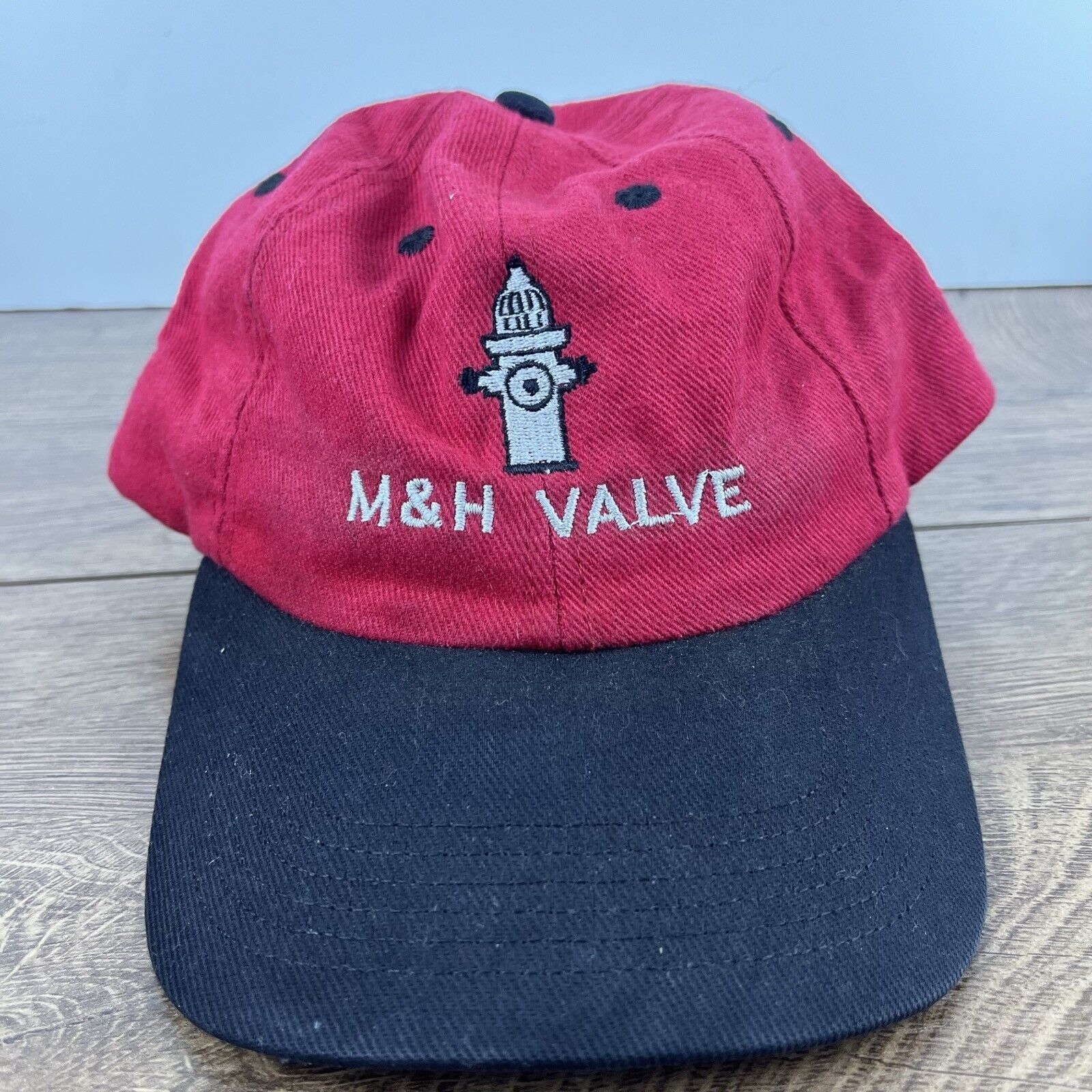 Other M&H Valve Hat Fire Hydrant Hat Red Adjustable Hat Red Adult Size ONE SIZE - 2 Thumbnail