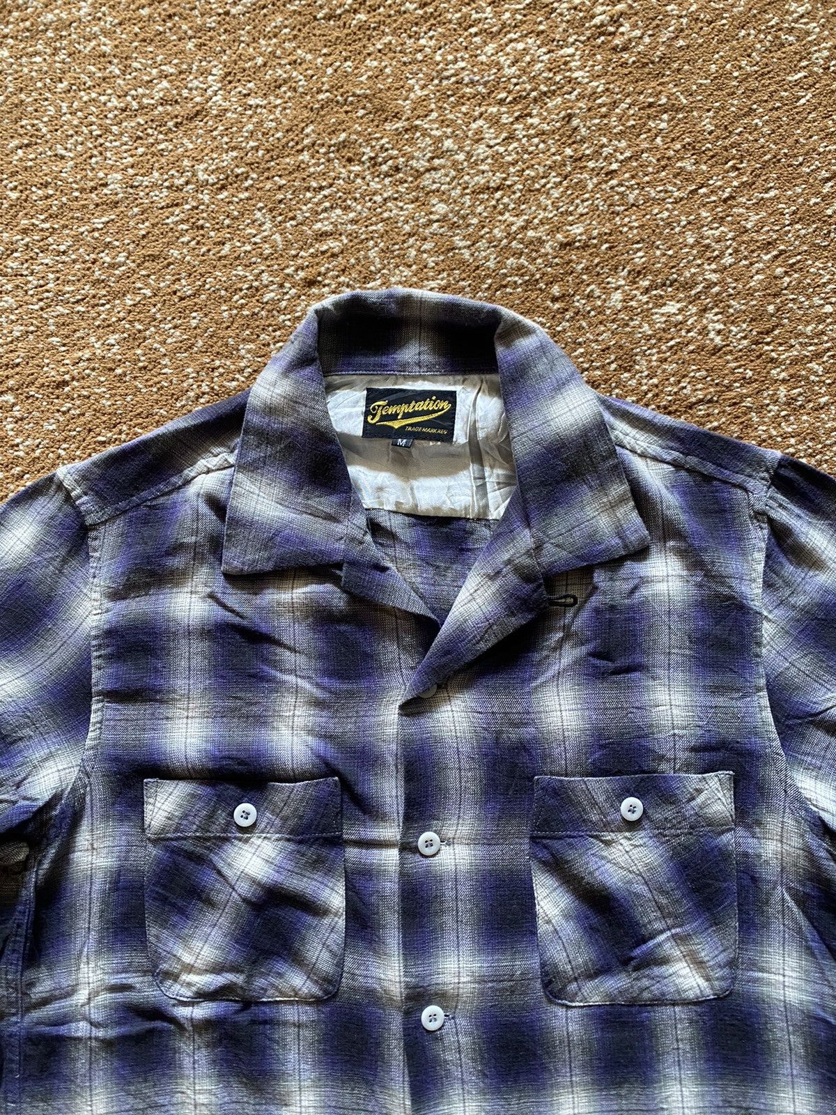Japanese Brand Temptation plaid button shirt Size US M / EU 48-50 / 2 - 2 Thumbnail