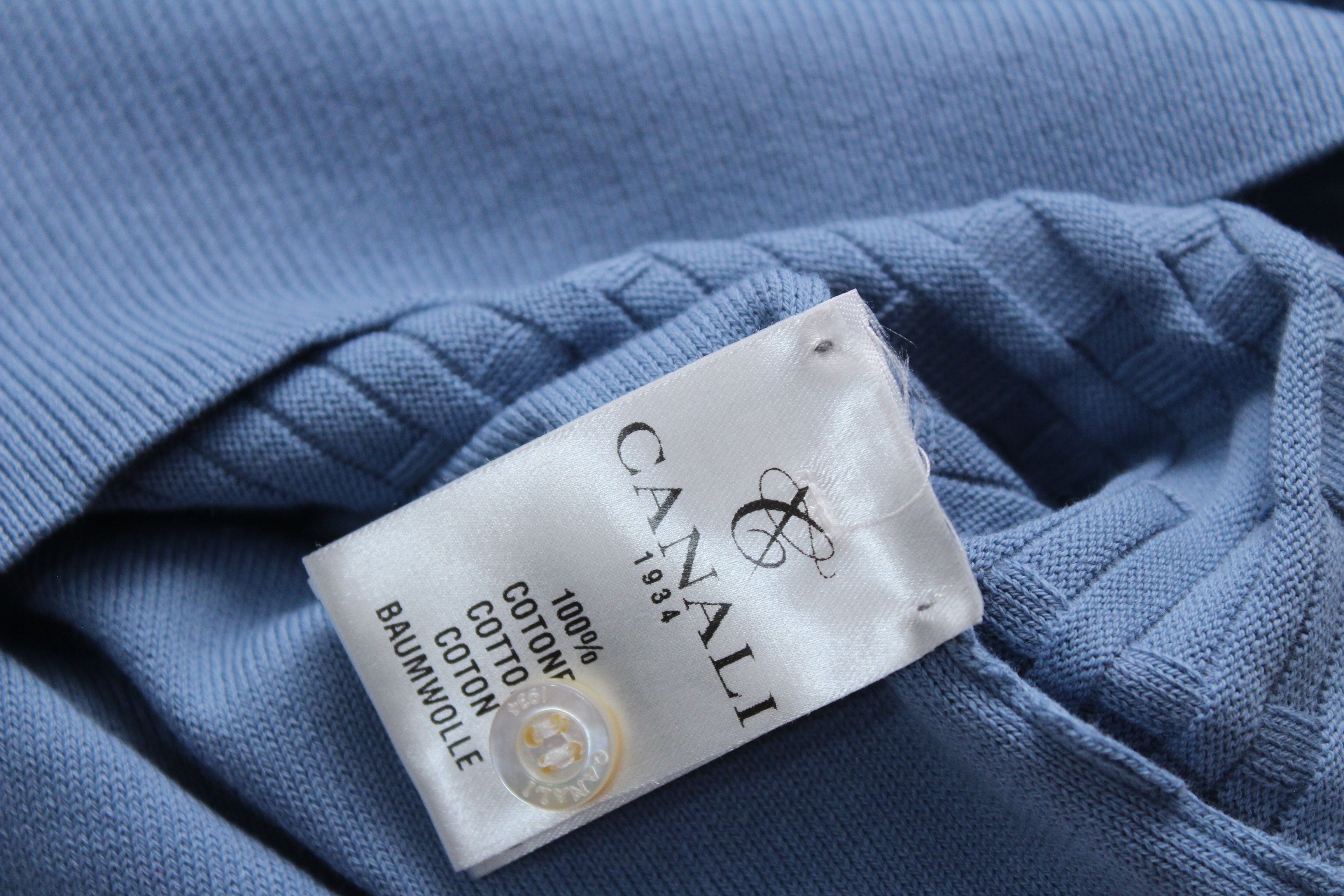 Canali Canali Polo Size 46 Made In Italy Authentic Size US S / EU 44-46 / 1 - 12 Thumbnail