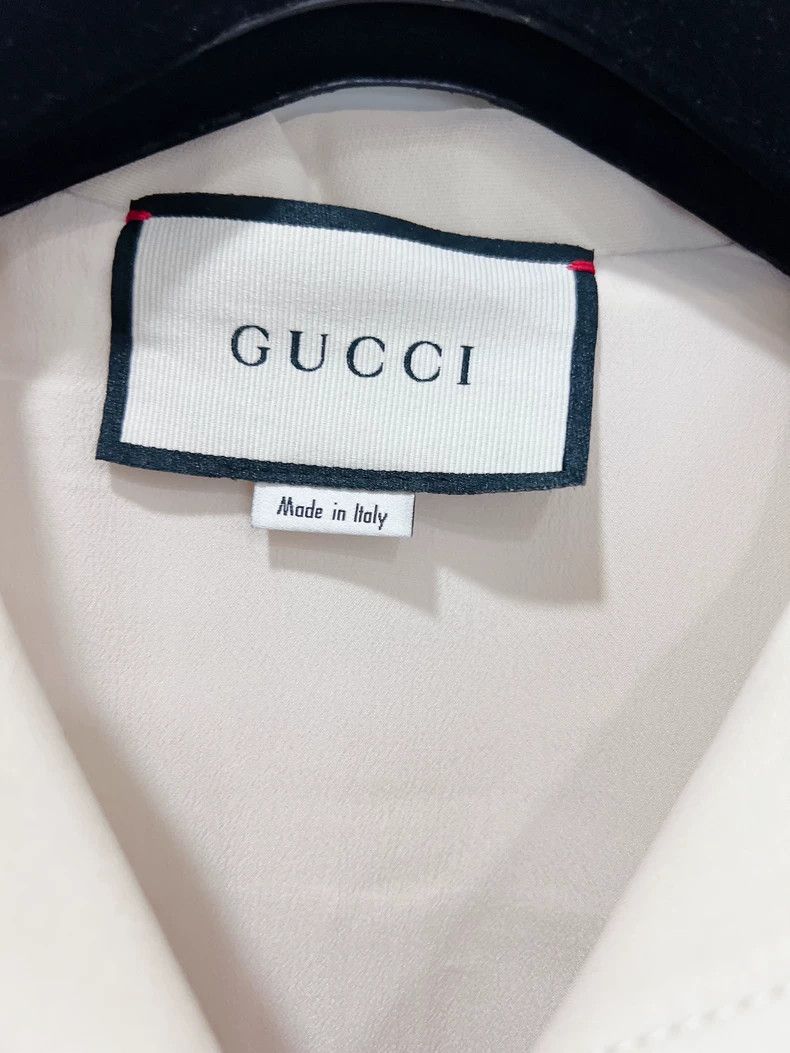 Gucci Gucci Cream-colored workwear-style jumpsuit dress 2504-Next Size XS / US 0-2 / IT 36-38 - 7 Thumbnail
