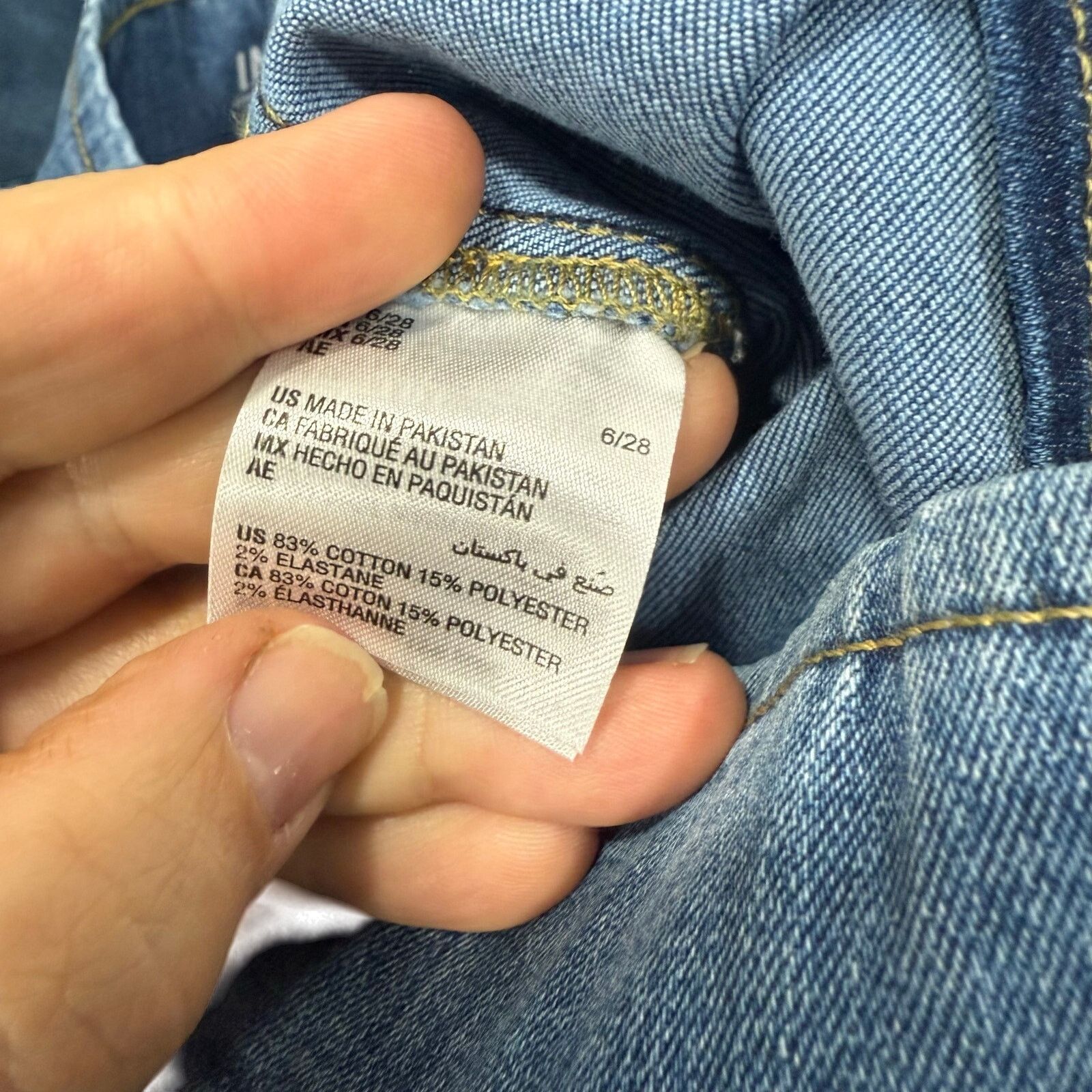 Macys INC International Concepts Skinny Jeans sz 6 NEW # G634 Size 28" / US 6 / IT 42 - 5 Thumbnail