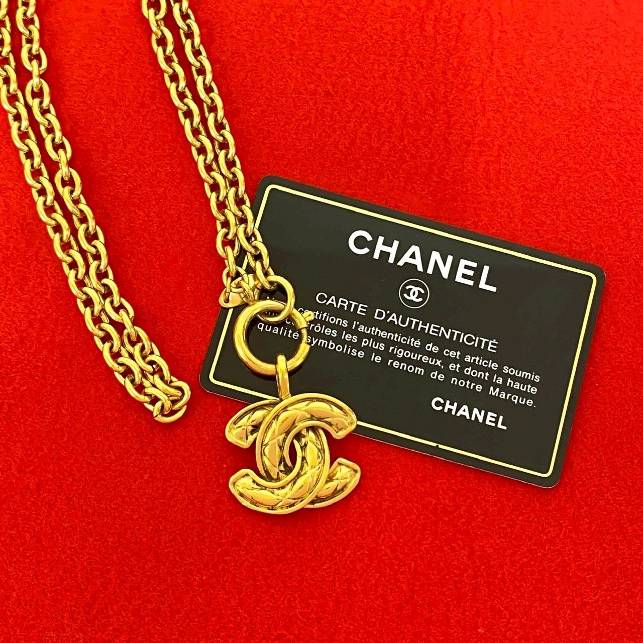 Chanel Chanel Chanel Coco Mark Necklace Metal Necklace DUTY FREE for USA Size ONE SIZE - 1 Thumbnail
