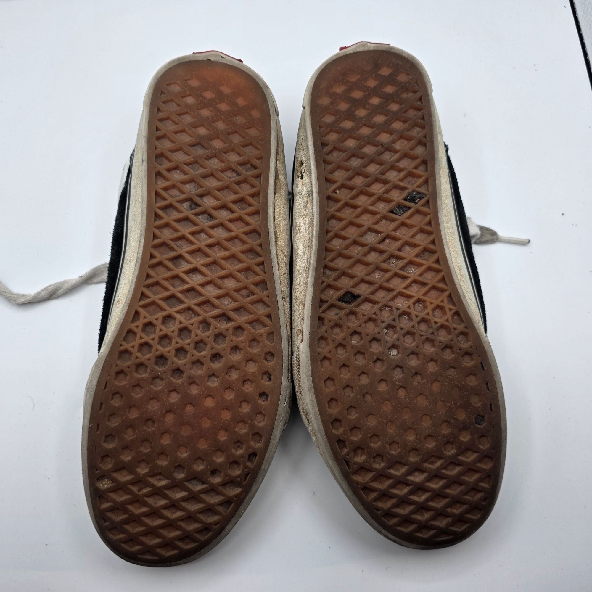 Vans Vans Knu Skool Mens Size 9.5 Black White Suede Chunky Skate Size US 9.5 / EU 42-43 - 7 Thumbnail