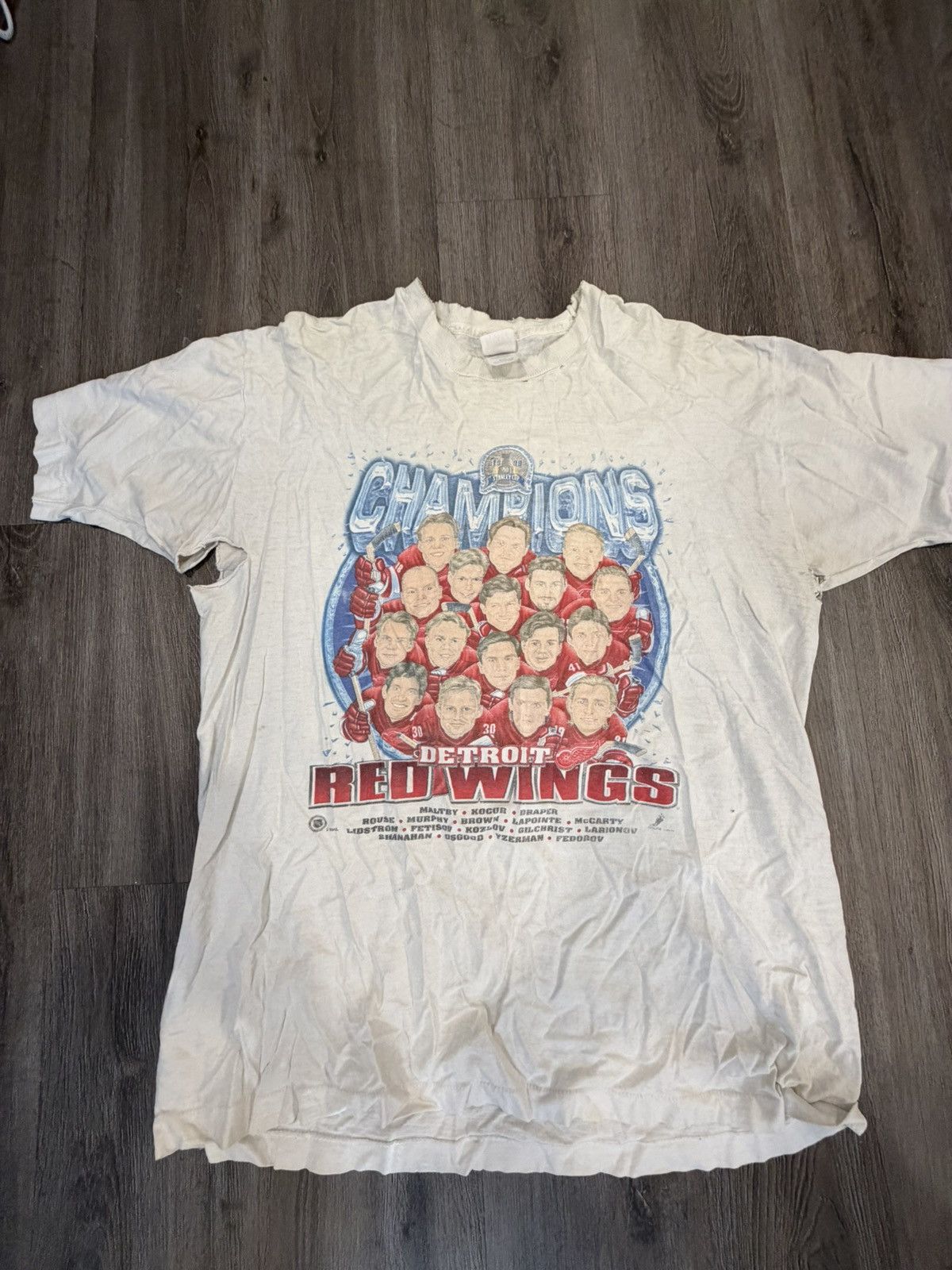Other Vintage 1998 Detroit Red Wings Tee (XL) Size US XL / EU 56 / 4 - 1 Thumbnail