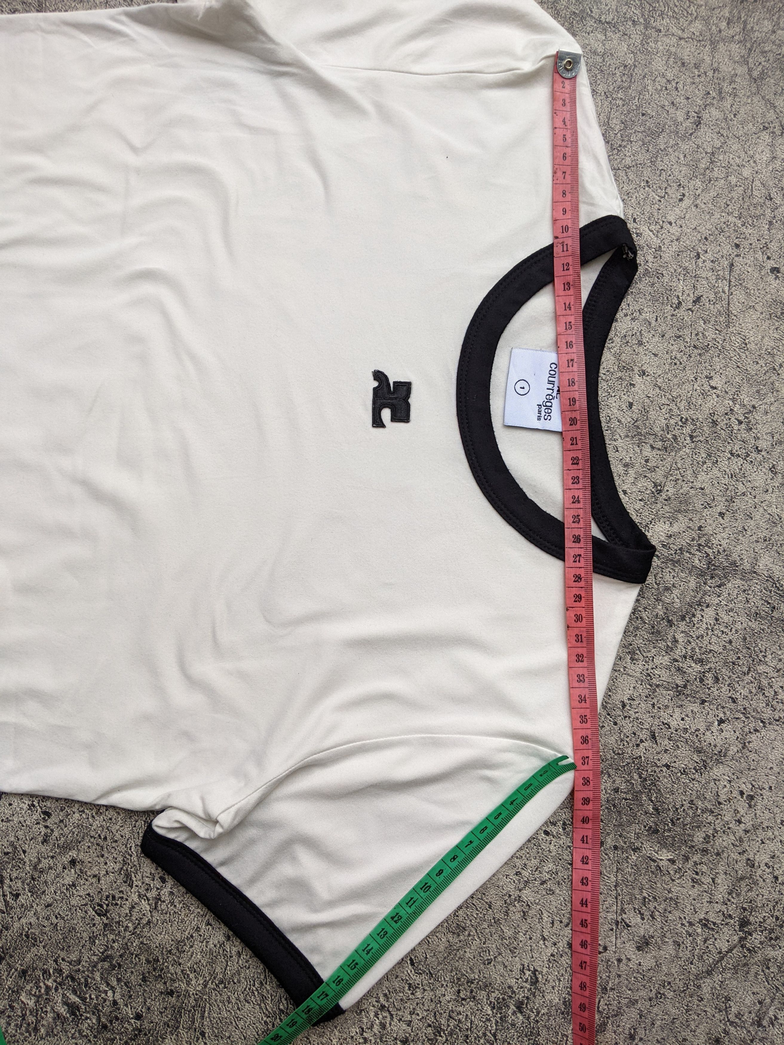 Courreges Courreges Ringer Tee Size ONE SIZE - 10 Thumbnail