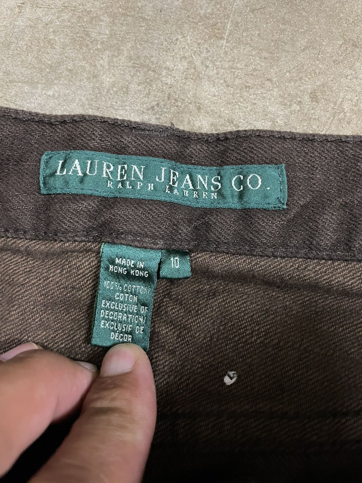Ralph Lauren × Vintage 🔥 Rare🔥 Vintage Ralph Lauren Denim Made in Hongkong Size US 32 / EU 48 - 3 Thumbnail