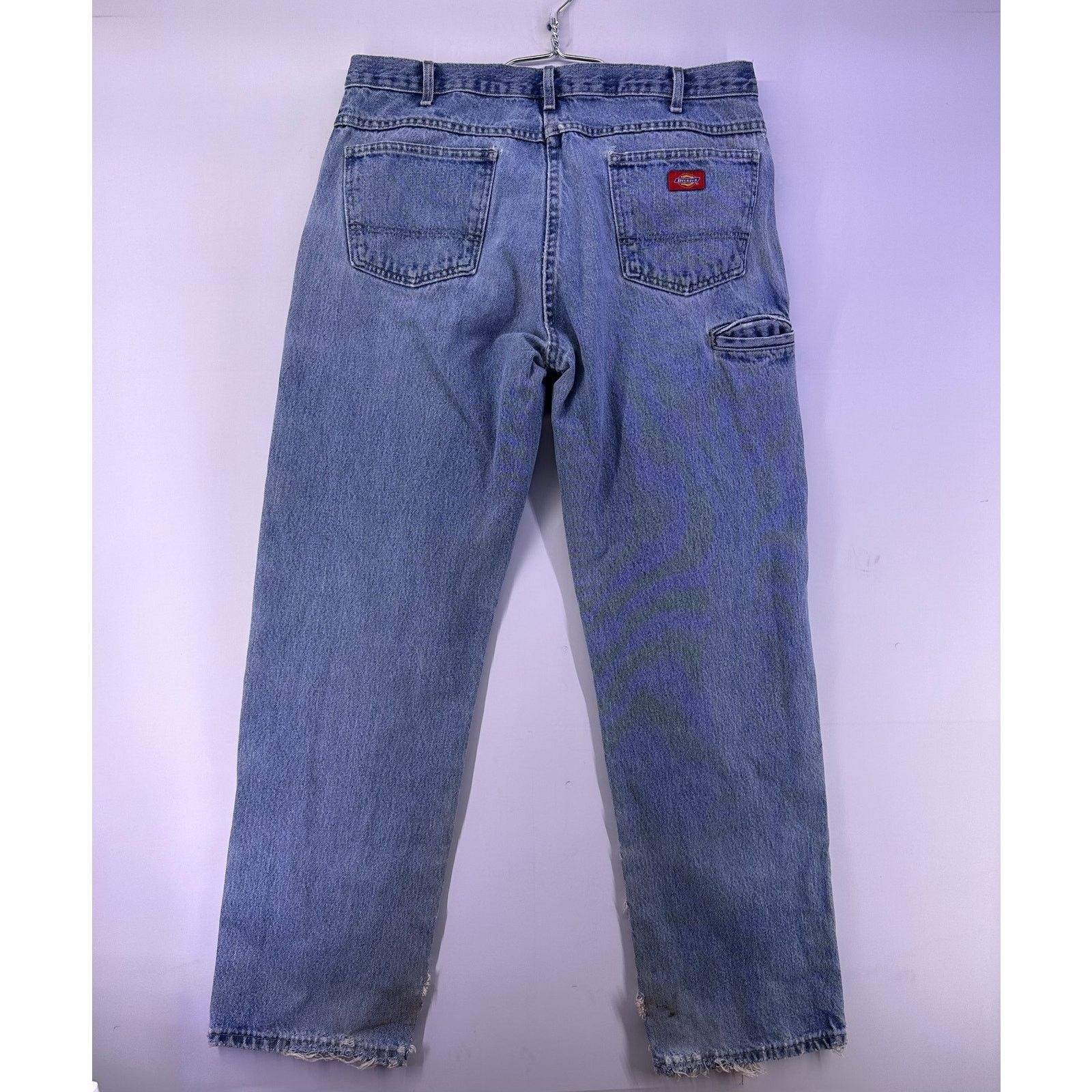 Dickies Blue Dickies Rough Patched Demin Jeans Size 36/34 Size US 36 / EU 52 - 10 Thumbnail