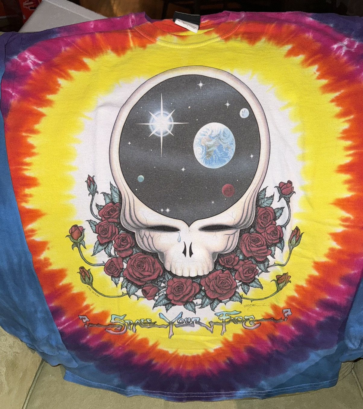 Grateful Dead × Liquid Blue Grateful Dead x Liquid Blue “Space Your Face” Vintage 1992! Size US M / EU 48-50 / 2 - 2 Thumbnail