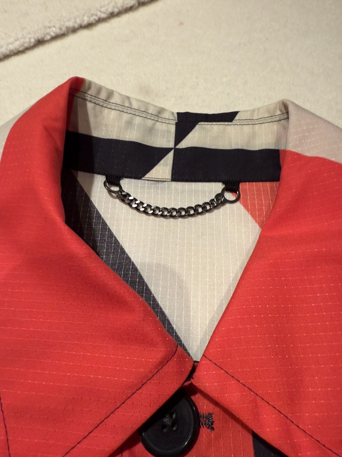 Dries Van Noten SS22 Dries Van Noten Geometric Antwerp long coat jacket Size US M / EU 48-50 / 2 - 16 Thumbnail