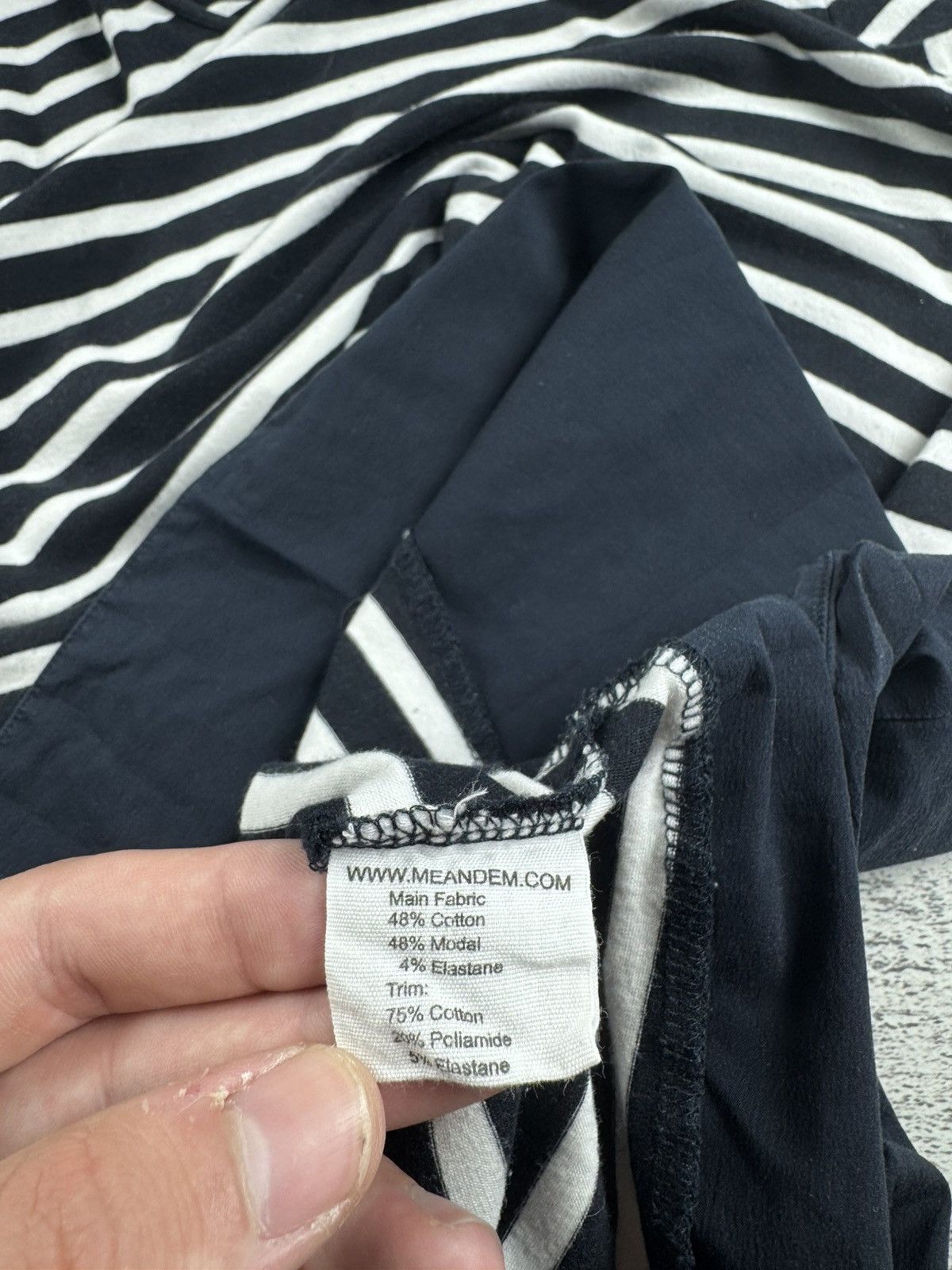 ME+EM ME+EM Stretch Dress Cotton Medium Size Women’s Striped Summer Design Tunic Shirt Size M / US 6-8 / IT 42-44 - 10 Thumbnail