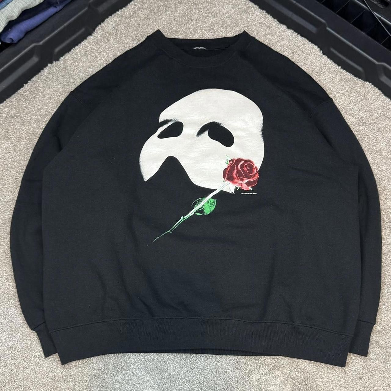 Fruit Of The Loom × Vintage VTG 80s Phantom of the Opera Crewneck Sweatshirt Size US XL / EU 56 / 4 - 1 Thumbnail