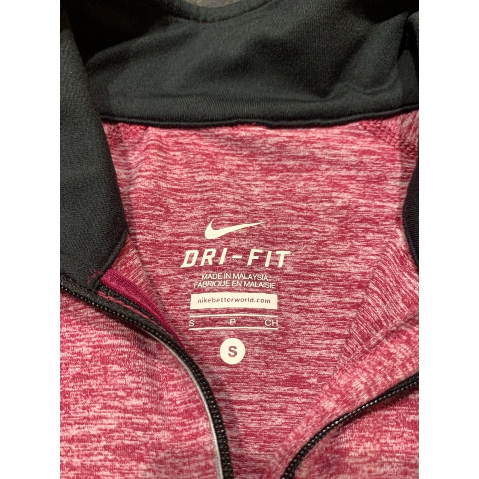 Nike Nike Element Sweatshirt Women S Pink Athletic 1/4 Zip Pullover Activewear Size S / US 4 / IT 40 - 4 Thumbnail
