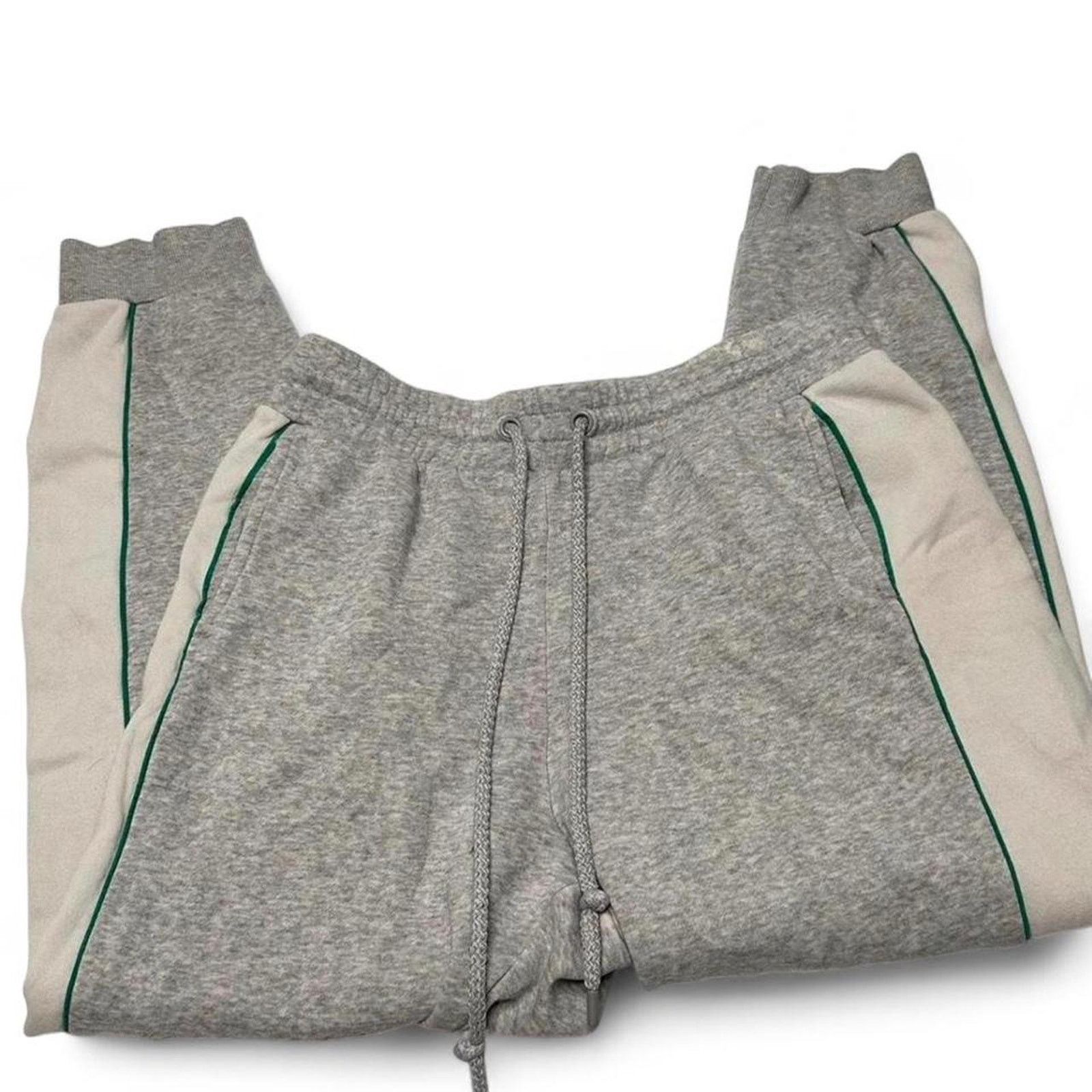 Garage Garage grey sweatpants with green stripe Size M Size 30" / US 8 / IT 44 - 2 Thumbnail