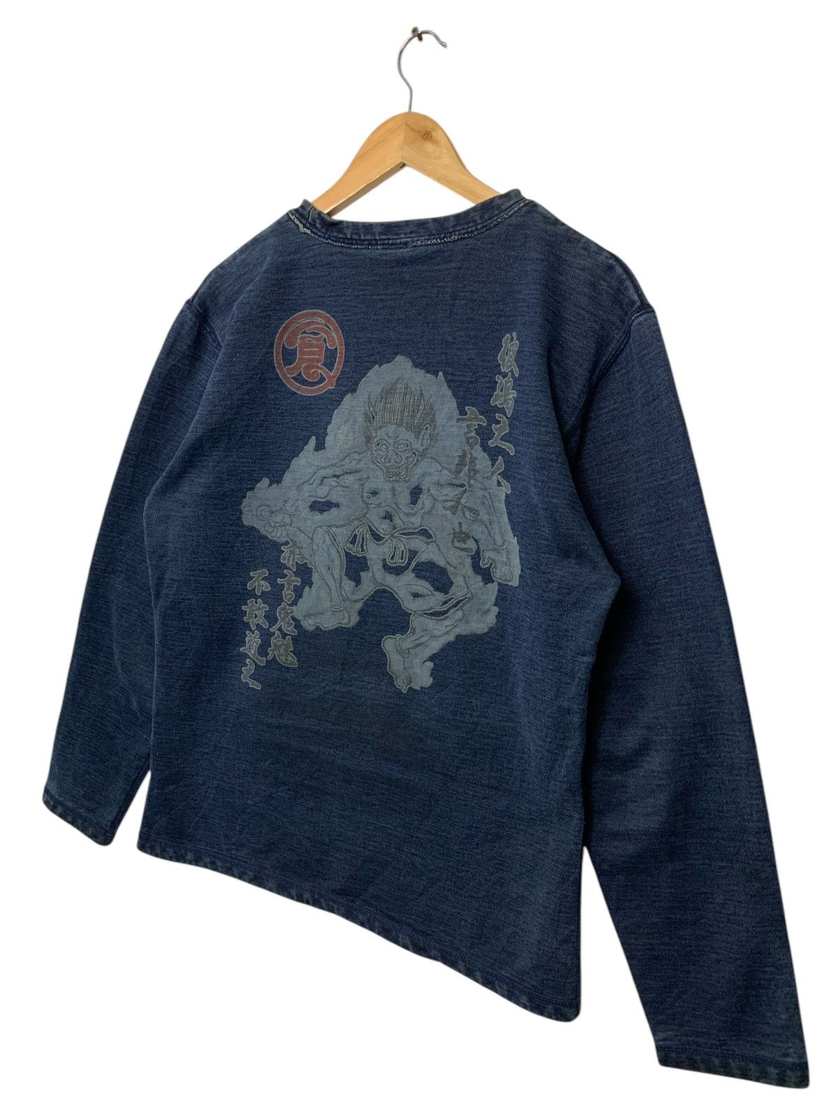 Eternal × Japanese Brand Eternal Japan Indigo Blue Longsleeve Shirt Size US M / EU 48-50 / 2 - 2 Thumbnail