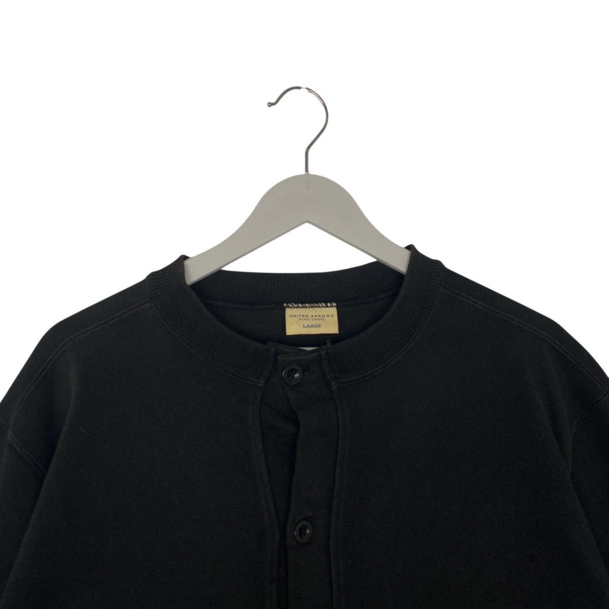 Vintage Vintage United Arrows Cardigan Black Pullover Jumper Size L Size US L / EU 52-54 / 3 - 5 Thumbnail