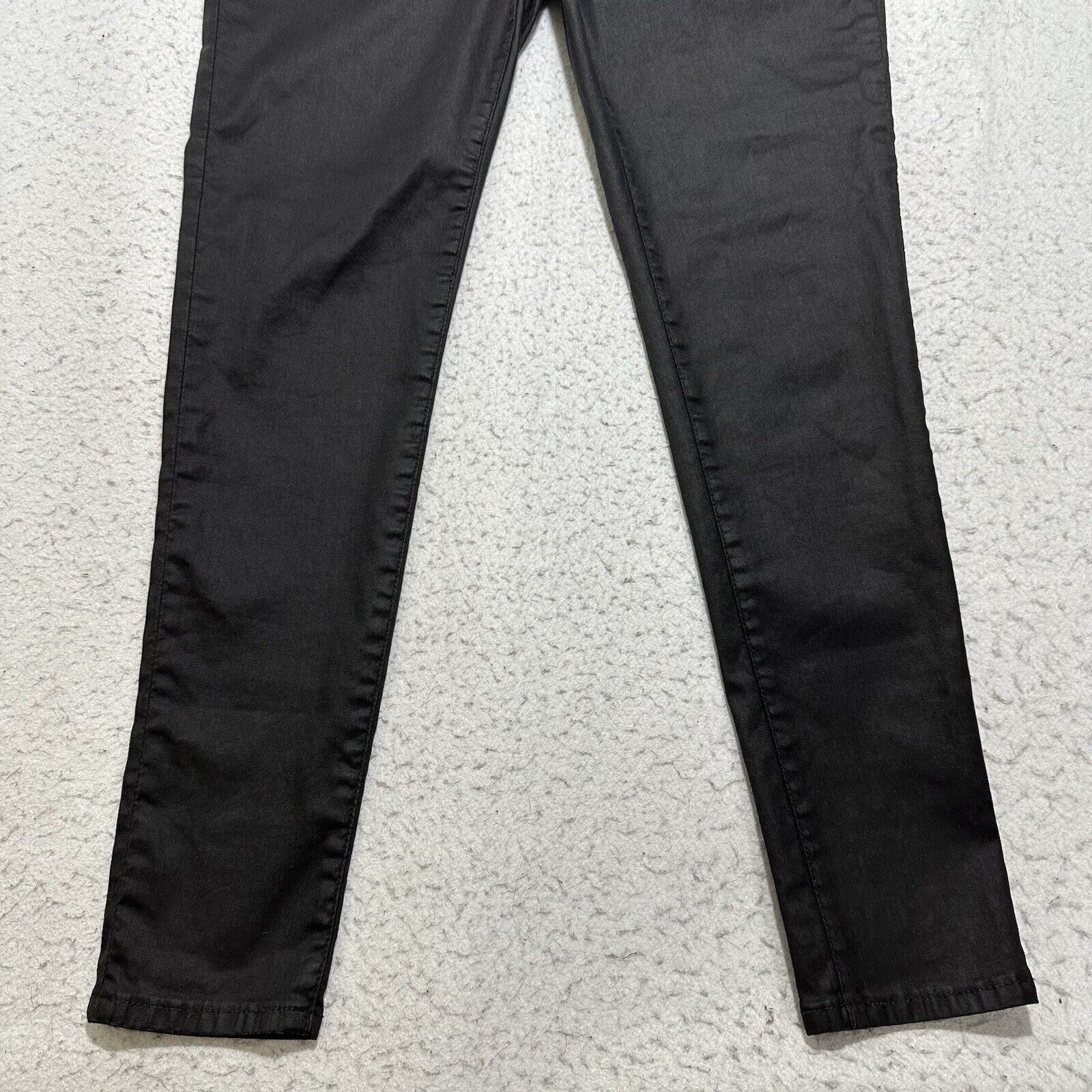 Madewell Madewell Women's 32 Black 10" High-Rise Skinny Jeans Coated Size 32" / US 10 / IT 46 - 4 Thumbnail