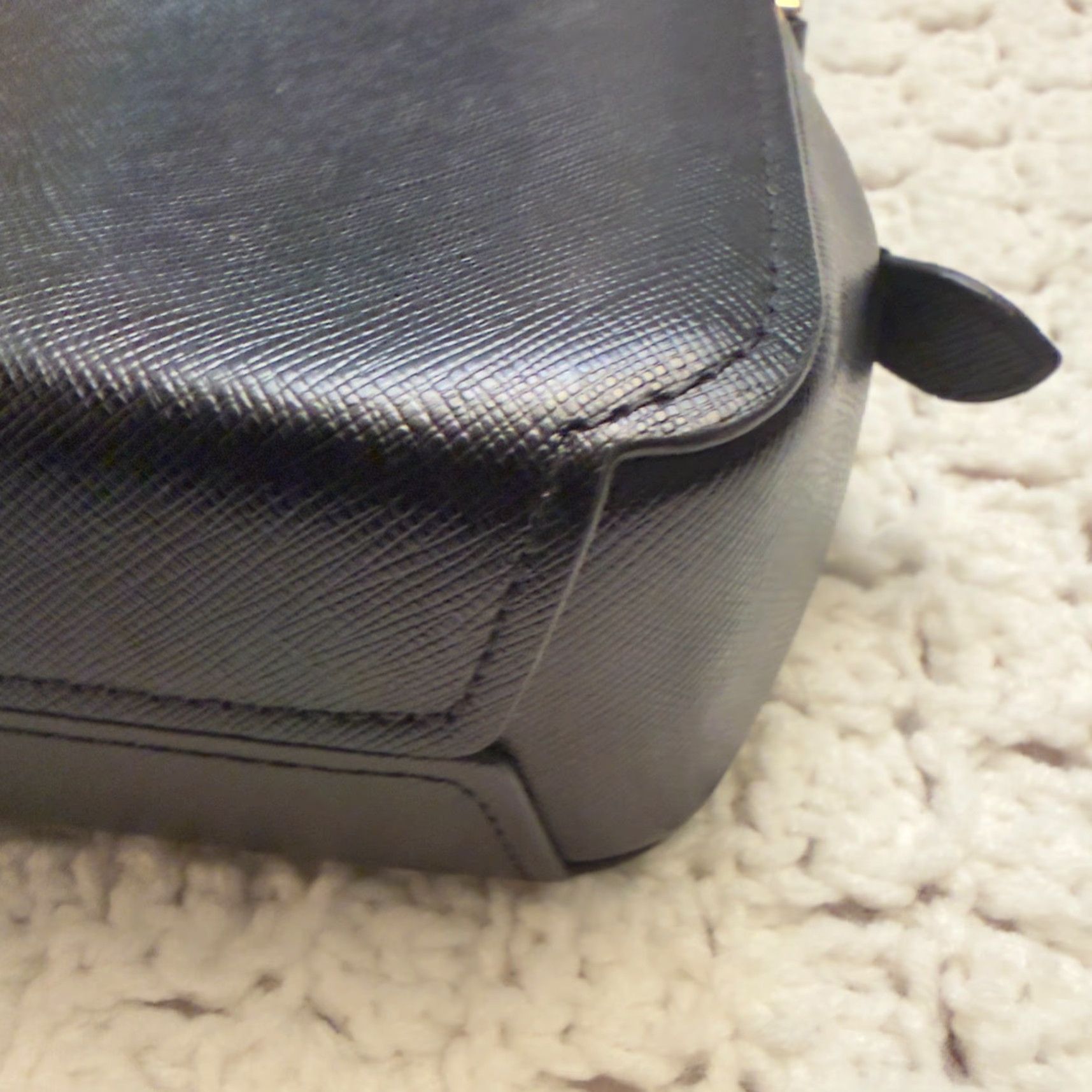 Vintage kate spade new york Lauryn Camera Bag Crossbody Purse Black Gold Womens Size ONE SIZE - 3 Thumbnail