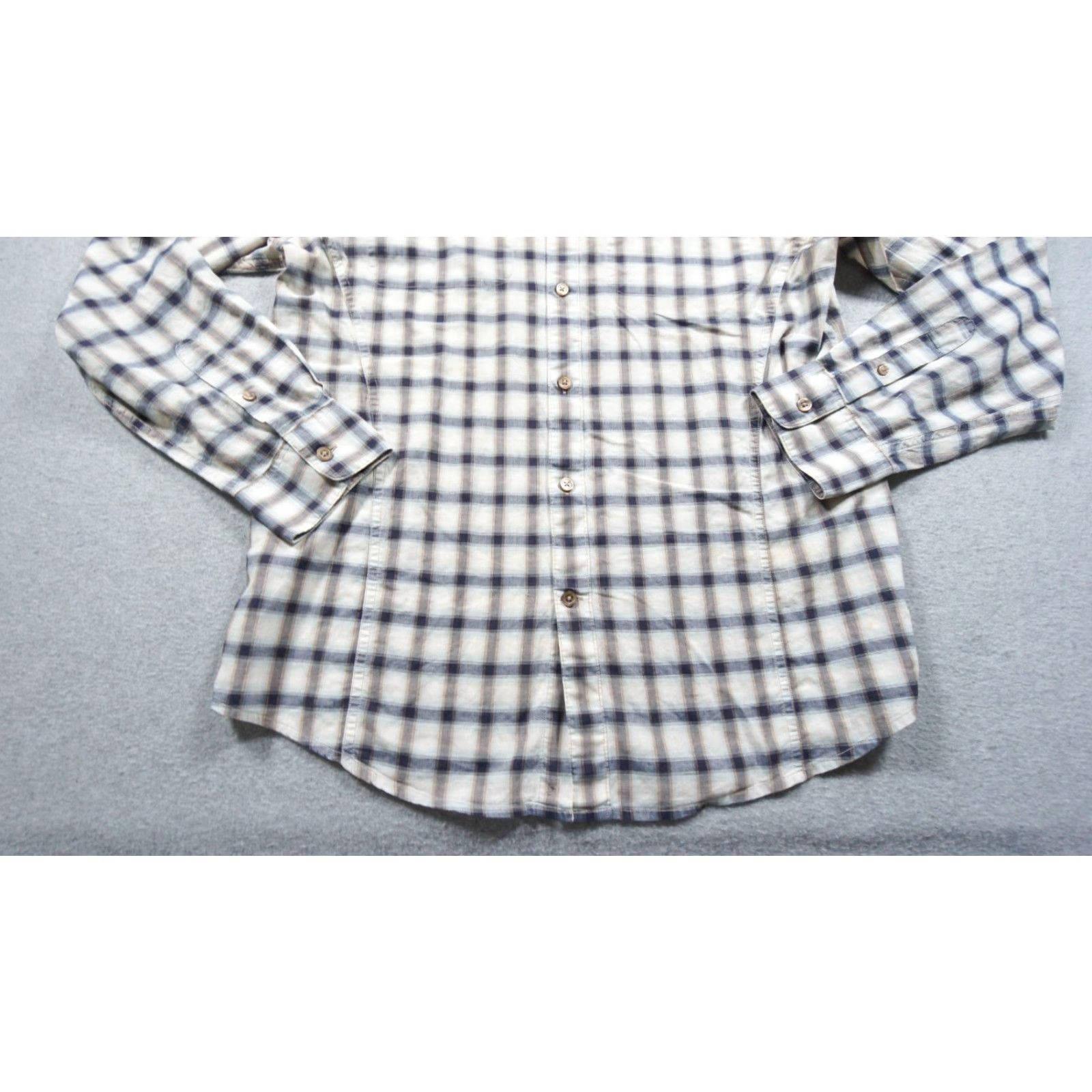 John Varvatos John Varvatos Shirt Mens M Button Down Long Sleeve Collared Check Size US M / EU 48-50 / 2 - 5 Thumbnail