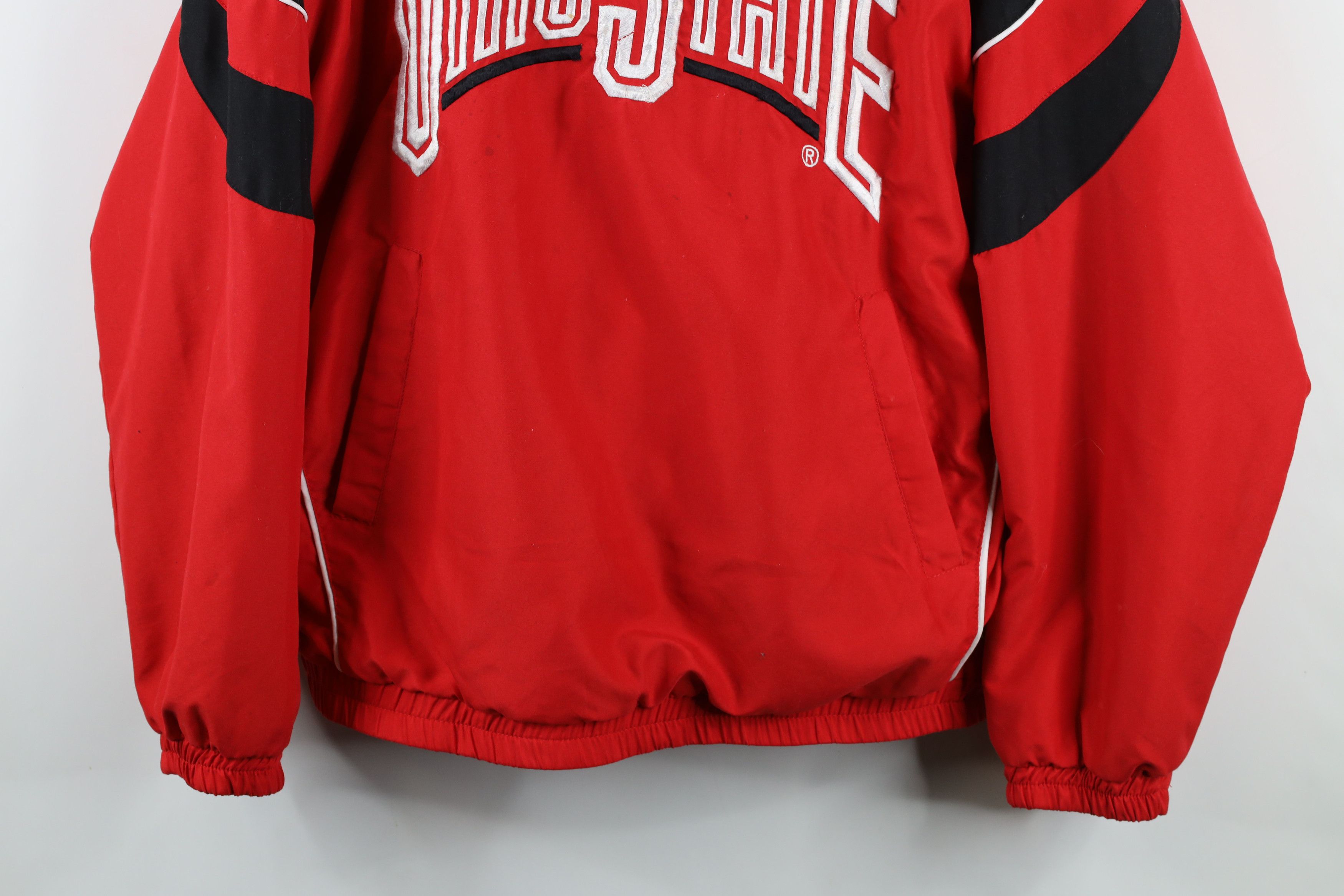 Vintage Vintage 90s Ohio State University Lined Windbreaker Jacket Size US L / EU 52-54 / 3 - 3 Thumbnail