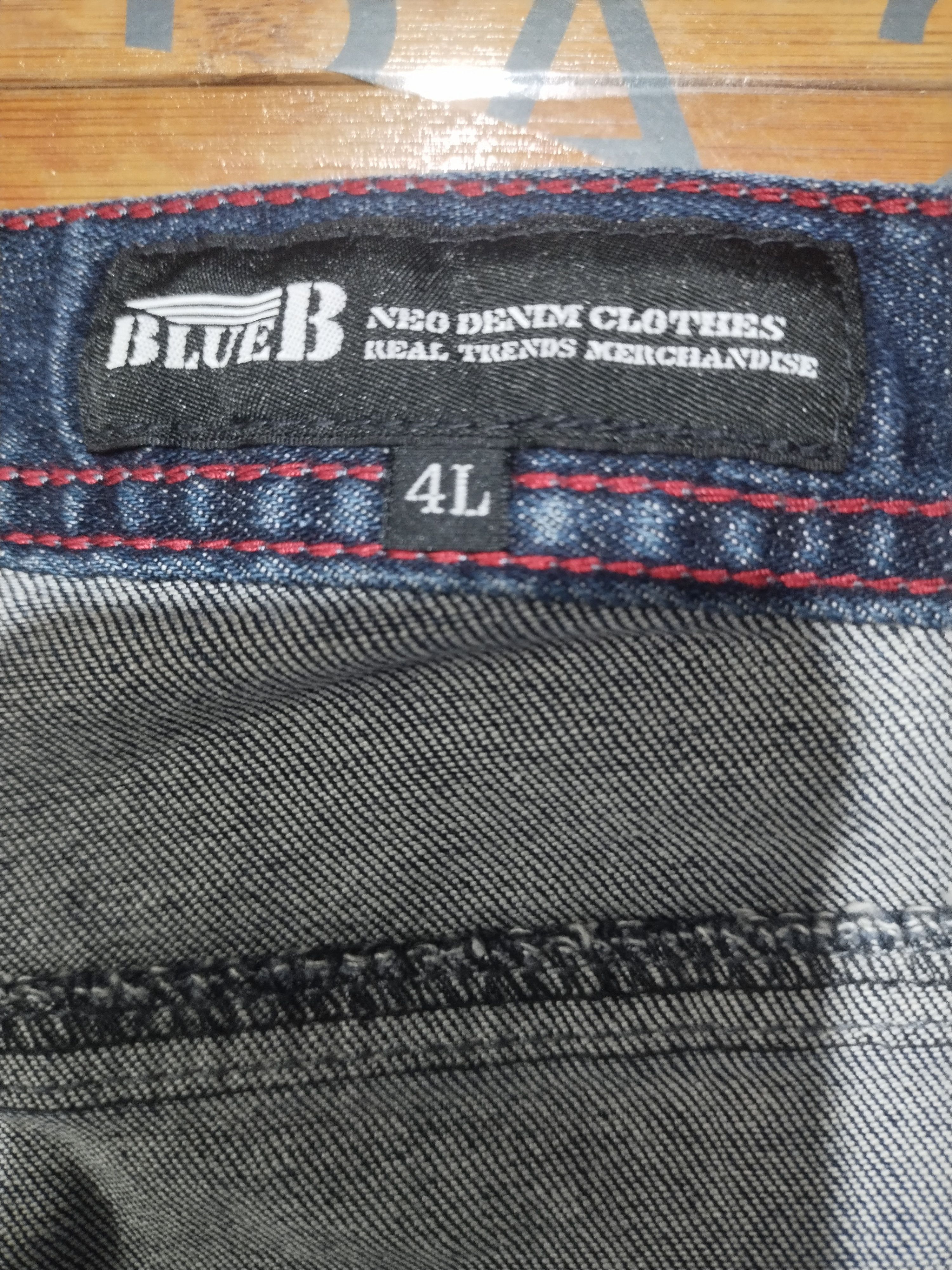 Other Jeans Blue B "Cargo Pants Design""Stretchable Sz 4L 37" Size US 37 - 13 Thumbnail