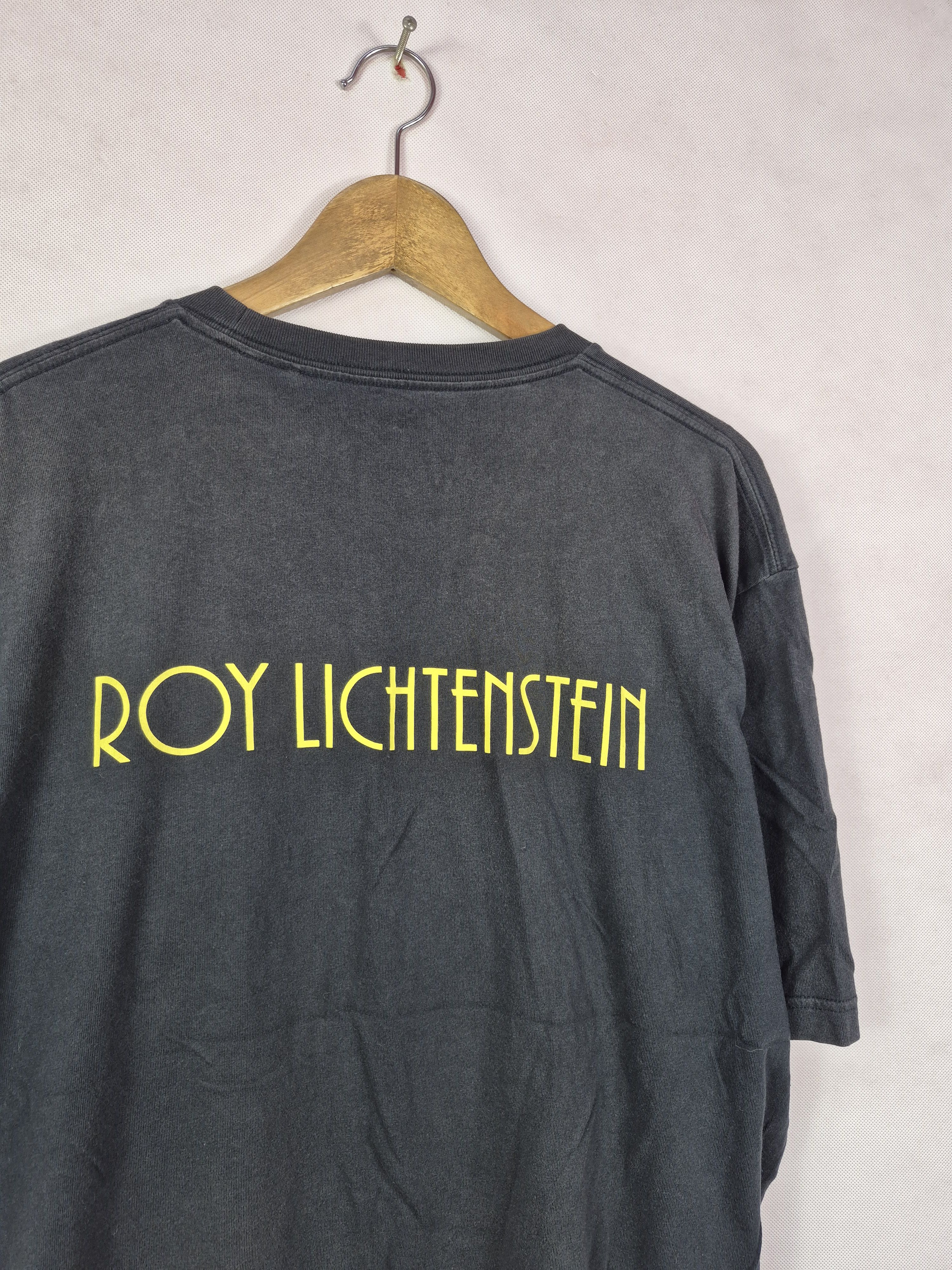 Japanese Brand 🔥 Roy Lichtenstein Uniqlo Streetwear Skate Tee Size US L / EU 52-54 / 3 - 4 Thumbnail
