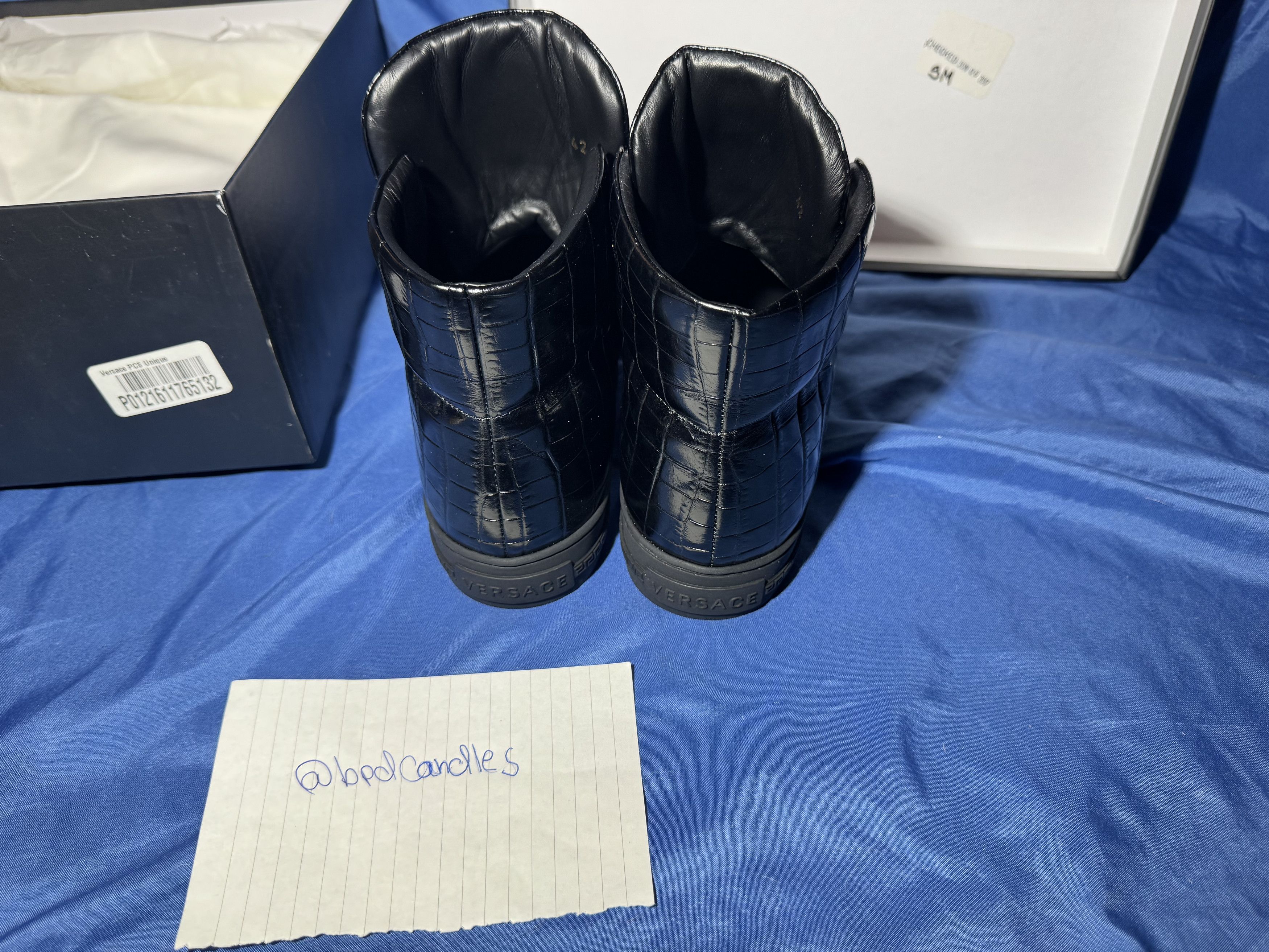 Versace Versace alligator leather boots medusa head size 42 Size US 9 / EU 42 - 3 Thumbnail