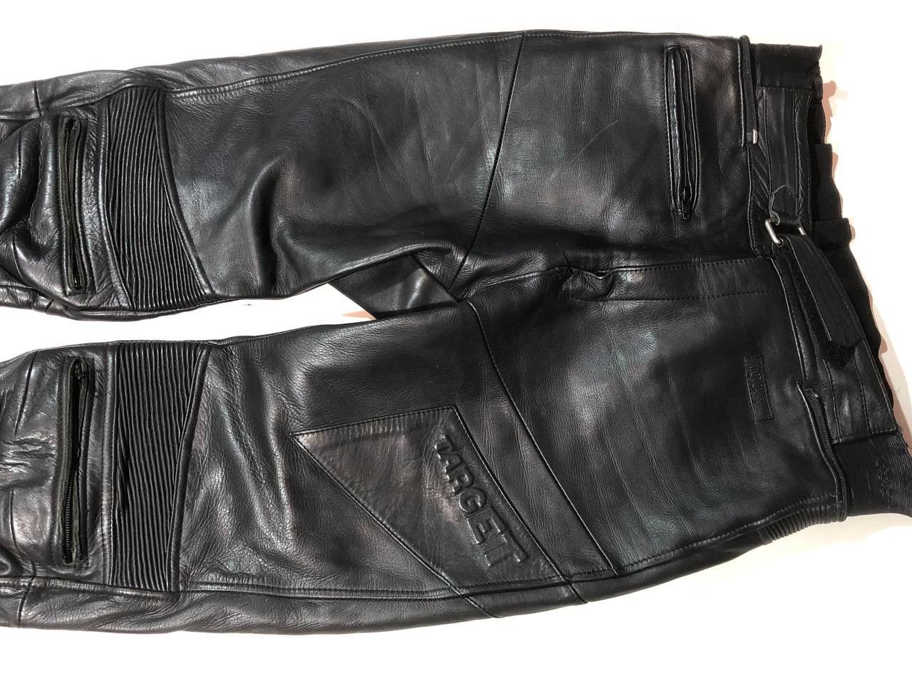 Leather Target Racing Moto Leather Pants Vintage Size US 32 / EU 48 - 4 Thumbnail