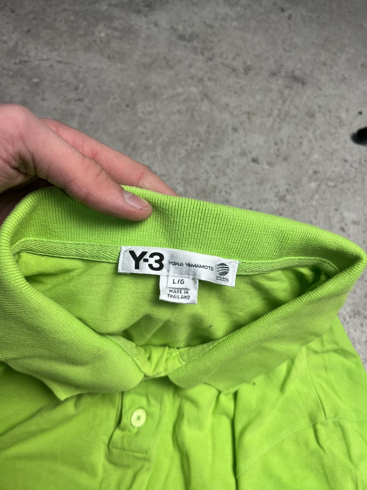 Adidas Adidas Yohji Yamamoto Y-3 Polo Shirt Size L Size US L / EU 52-54 / 3 - 4 Thumbnail