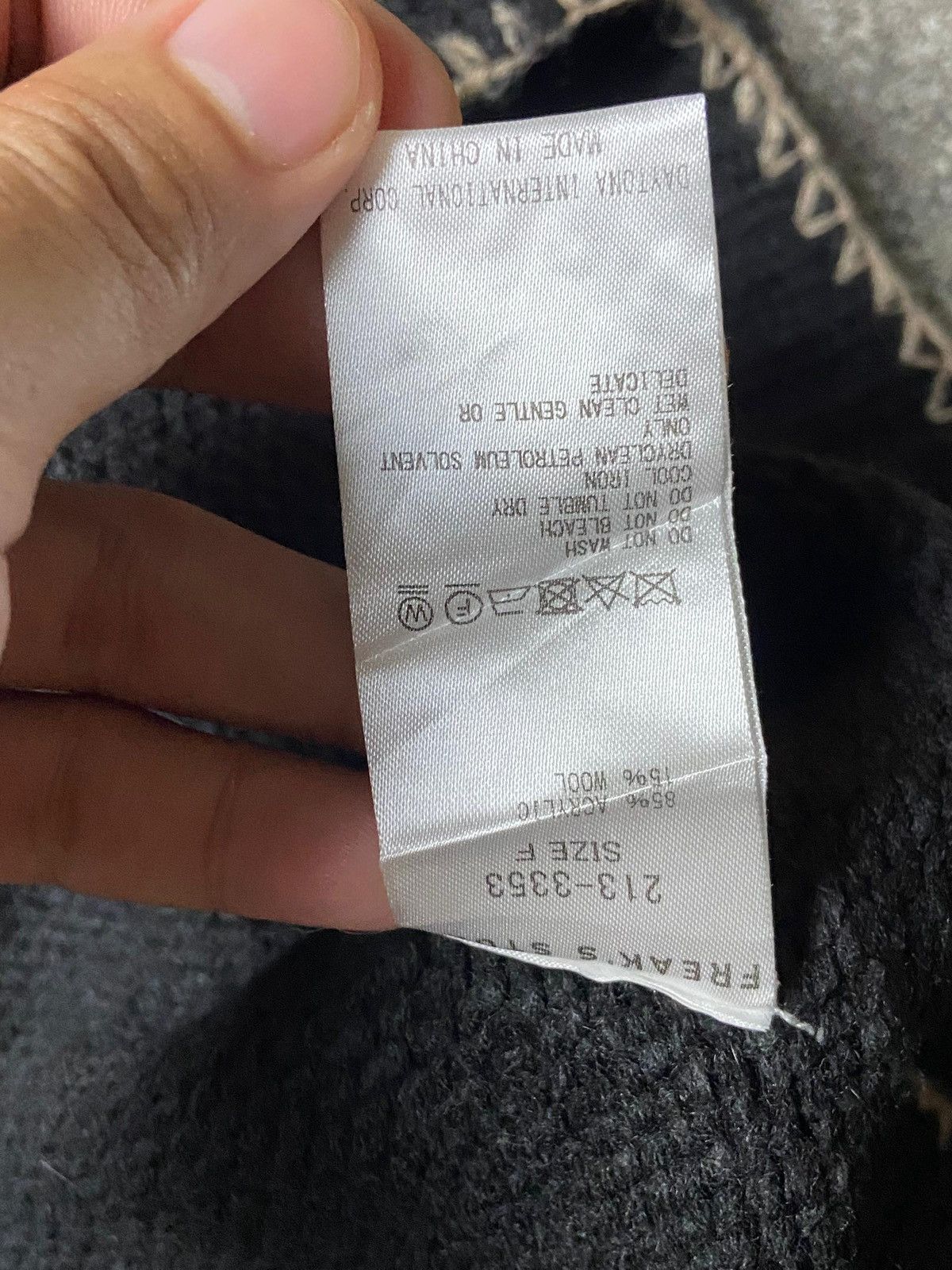 Japanese Brand Freaks Store Brand Hand Stitch Knitwear (169) Size ONE SIZE - 7 Thumbnail