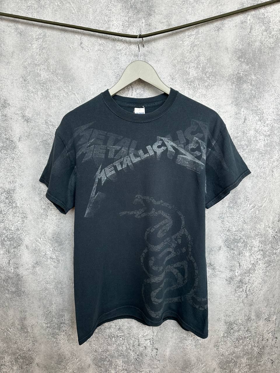 Metallica Metallica Black Album Faded Snake T-Shirt 2013 Black Tee Size US M / EU 48-50 / 2 - 1 Thumbnail