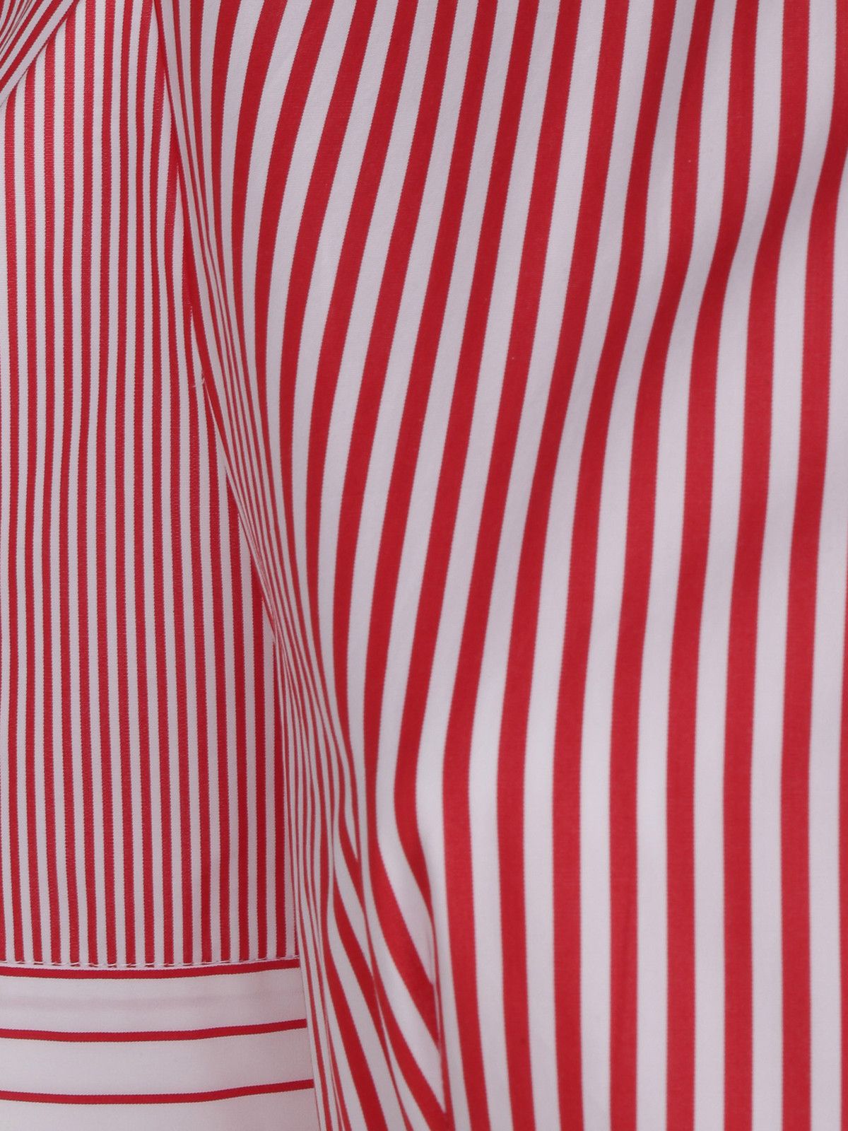 Alexander McQueen o1y0325 Striped Shirt in Red & White Size S / US 4 / IT 40 - 3 Thumbnail
