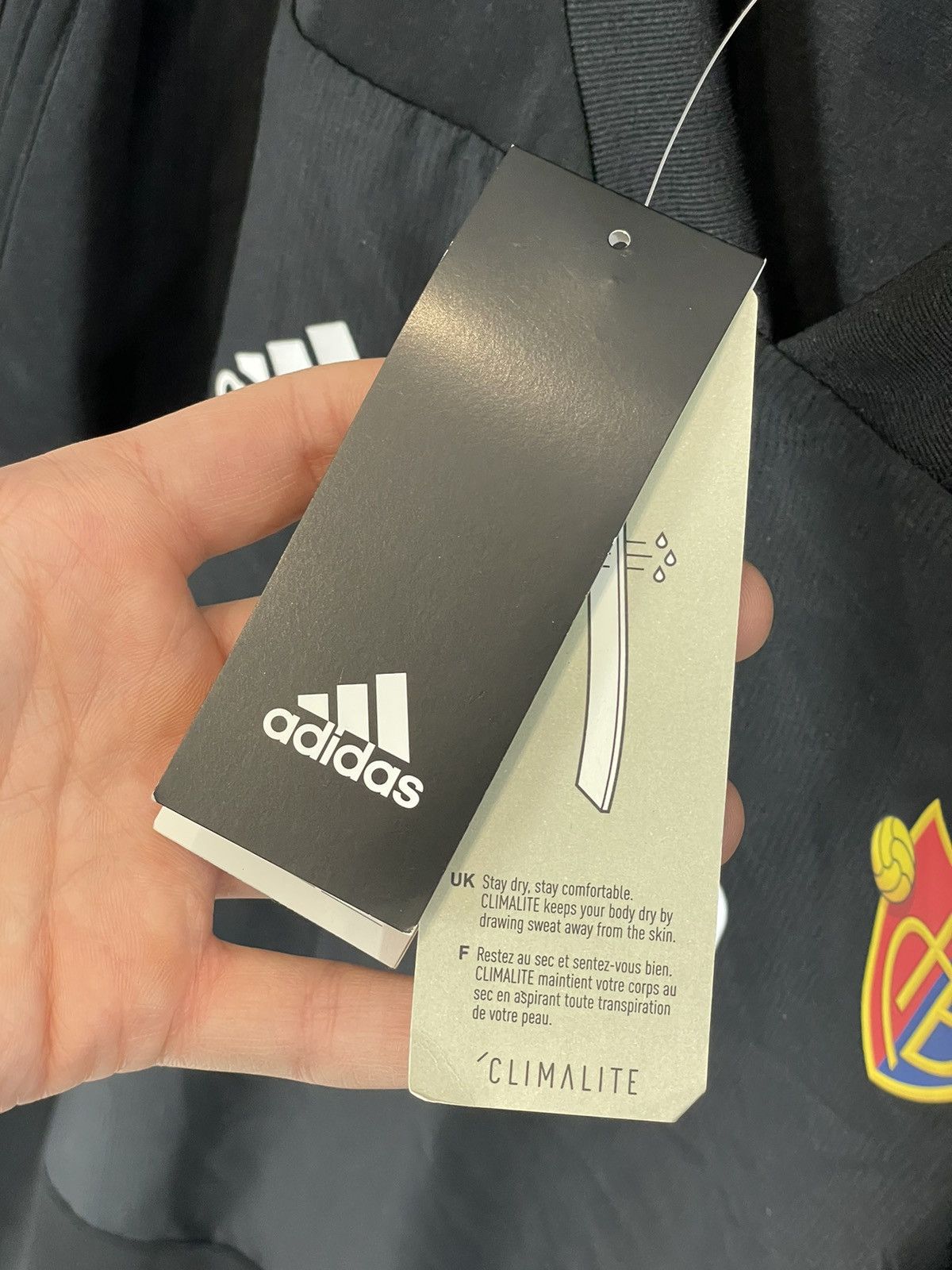 Adidas × Vintage Adidas 2018s Streetwear Basel Black New Soccer Jersey Long Size US M / EU 48-50 / 2 - 8 Thumbnail